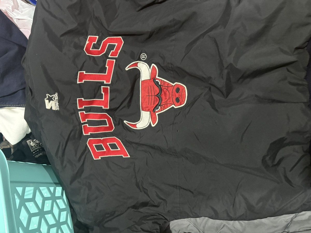 Starter Vintage Starter Chicago Bulls Bomber Jacket Size US L / EU 52-54 / 3 - 2 Thumbnail