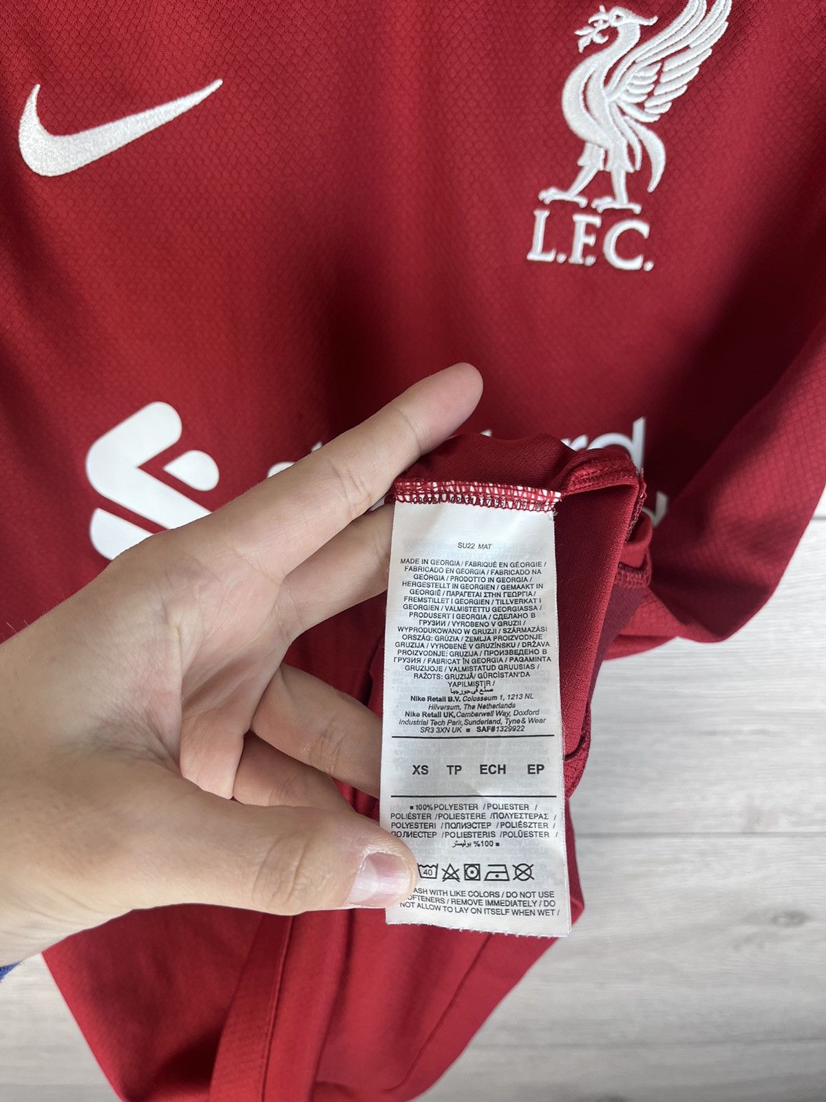 Nike Football Jersey Nike FC Liverpool size xs Made in 🇬🇪 Size US XS / EU 42 / 0 - 8 Thumbnail