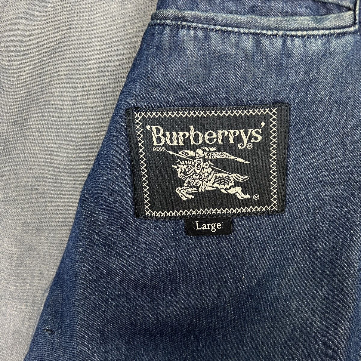 Burberry 🔥 BURBERRY DENIM BLAZER JACKET Size US M / EU 48-50 / 2 - 15 Thumbnail