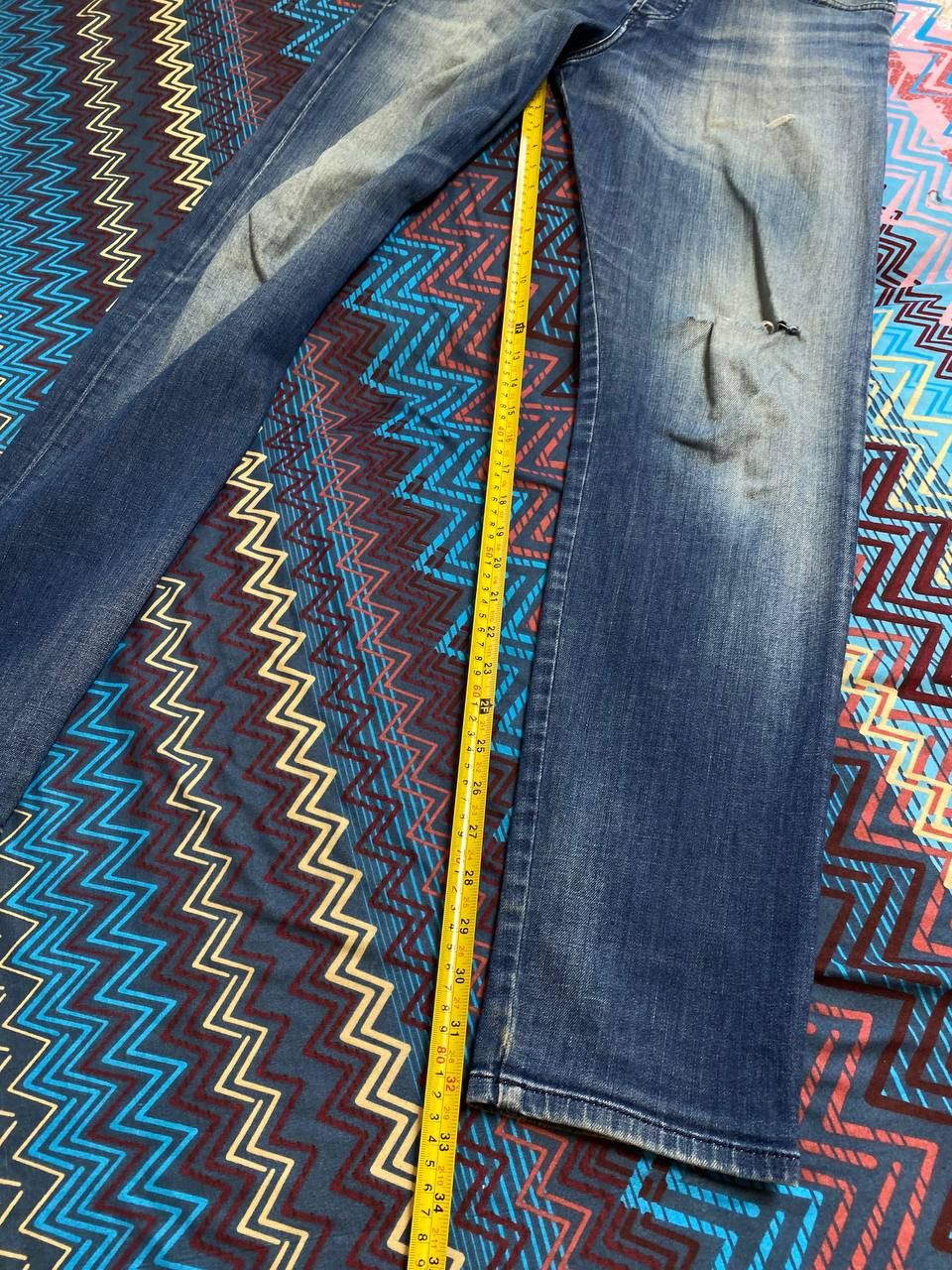 Diesel × Japanese Brand × Vintage Vintage Diesel D-BAZER Baggy Jeans Big Diesel Logo Size US 31 - 8 Thumbnail