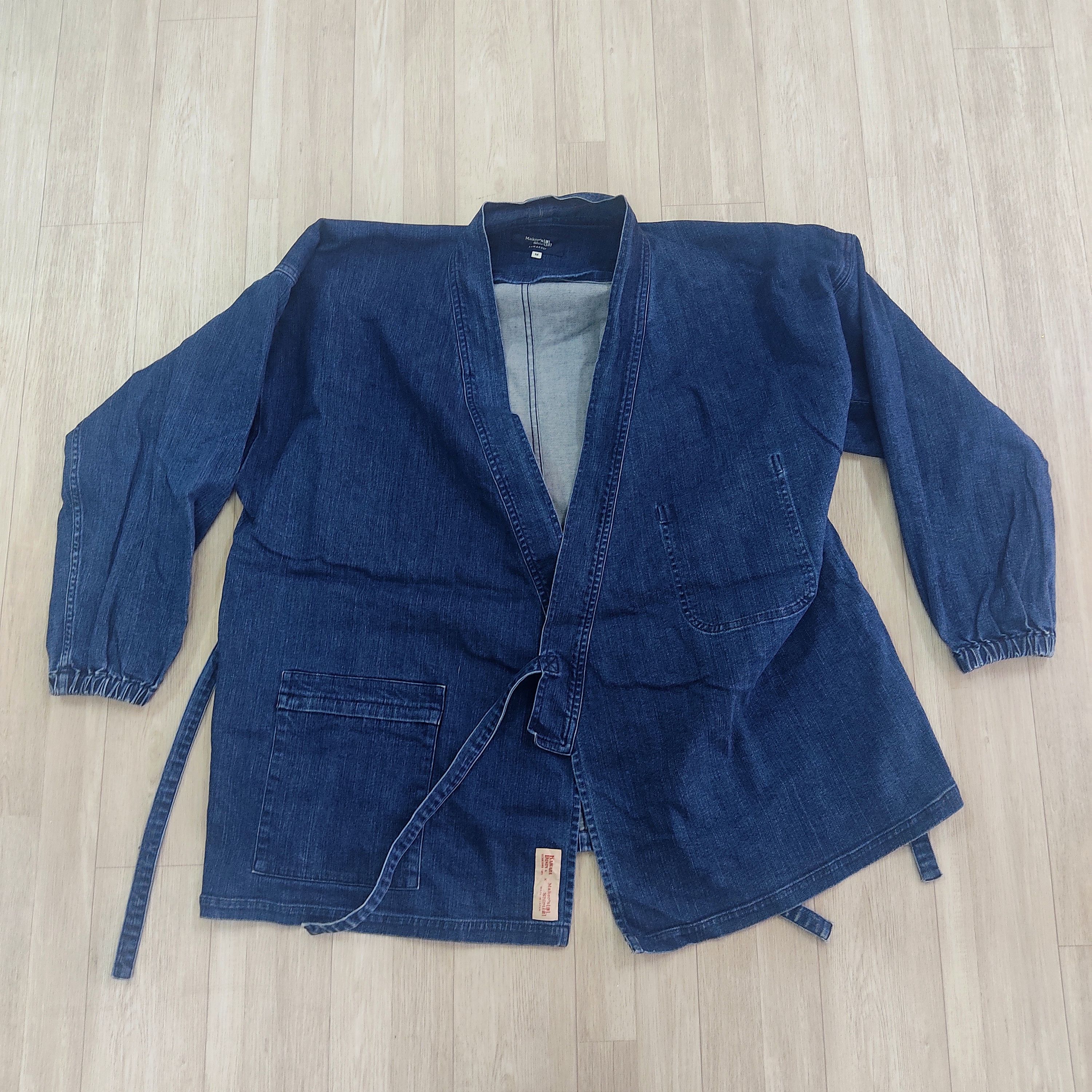 Kaihara Denim KAIHARA DENIM Kamakura Denim Samue Kimono Jacket Size US M / EU 48-50 / 2 - 7 Thumbnail