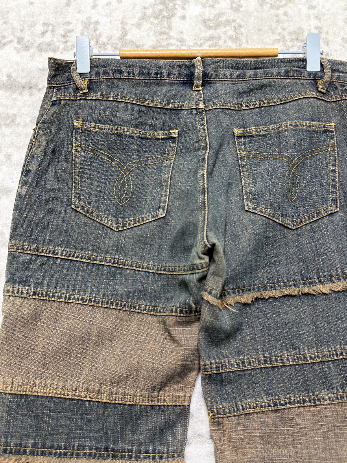 Hysteric Glamour Hagi Patchwork Flared Y2K Grunge Denim Size US 30 / EU 46 - 9 Thumbnail