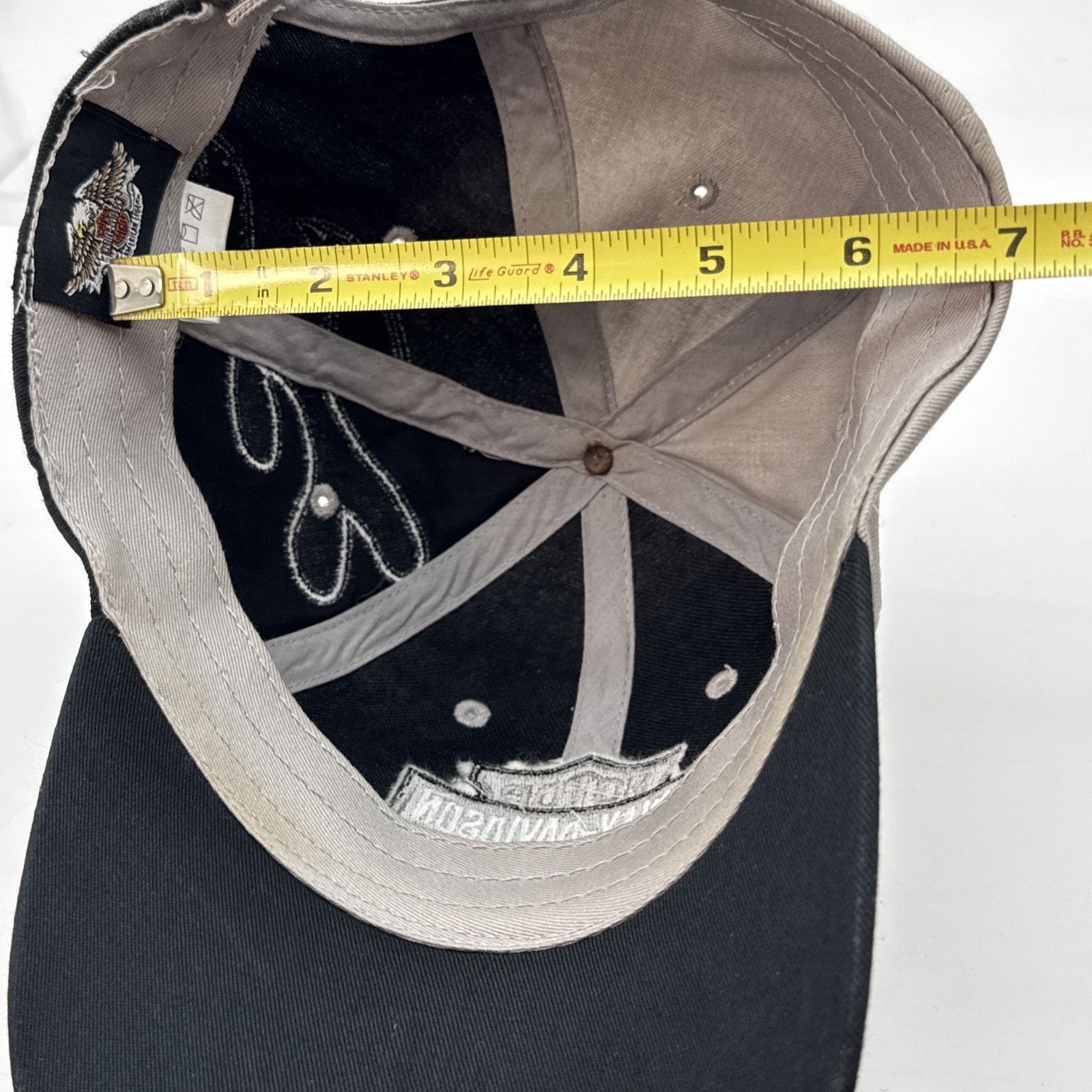 Harley Davidson Genuine Motor Clothes Harley Davidson Beige Baseball Adjust Size ONE SIZE - 12 Thumbnail