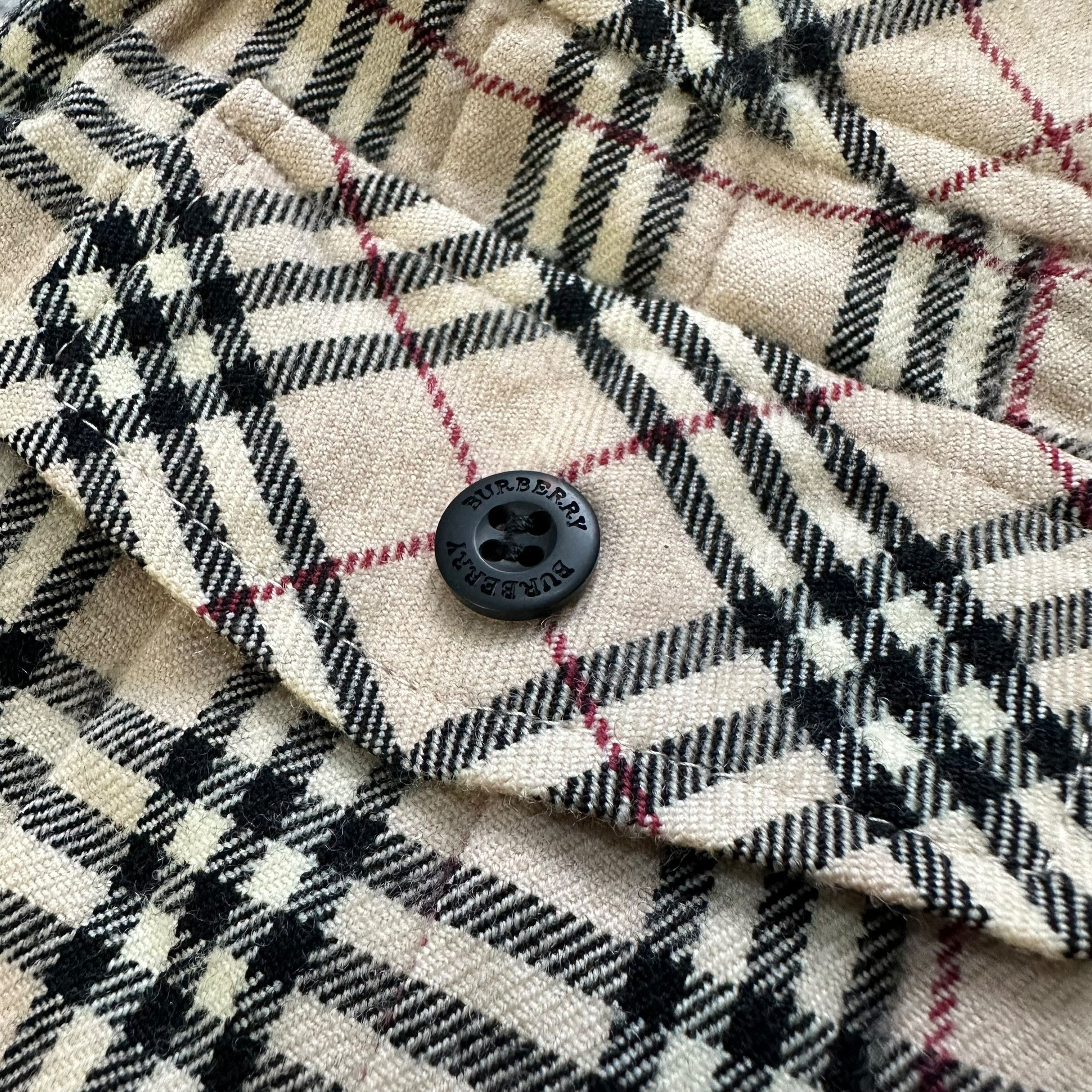 Burberry BURBERRY LONDON Nova Check Wool Mini Skirts #A57-1131 Size 23" - 3 Thumbnail