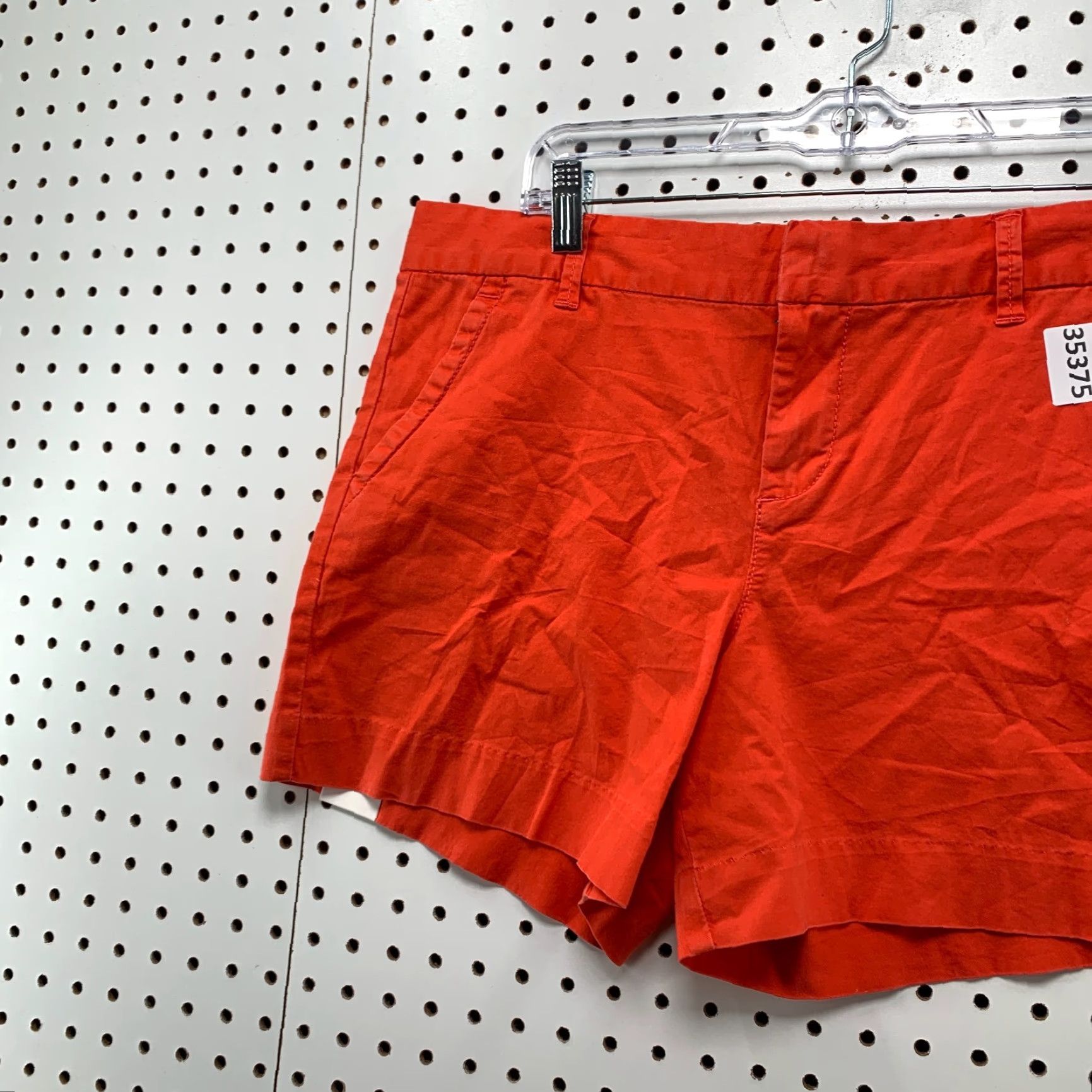 Calvin Klein NEW Calvin Klein Chino Shorts Womens Size 10 Red Orange NWT 33x5 Size 32" / US 10 / IT 46 - 2 Thumbnail