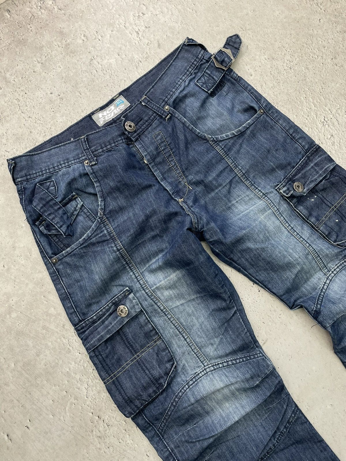 No Fear No Fear Blue Cargo Jeans Skater diesel style y2k 00s Size US 32 / EU 48 - 5 Thumbnail