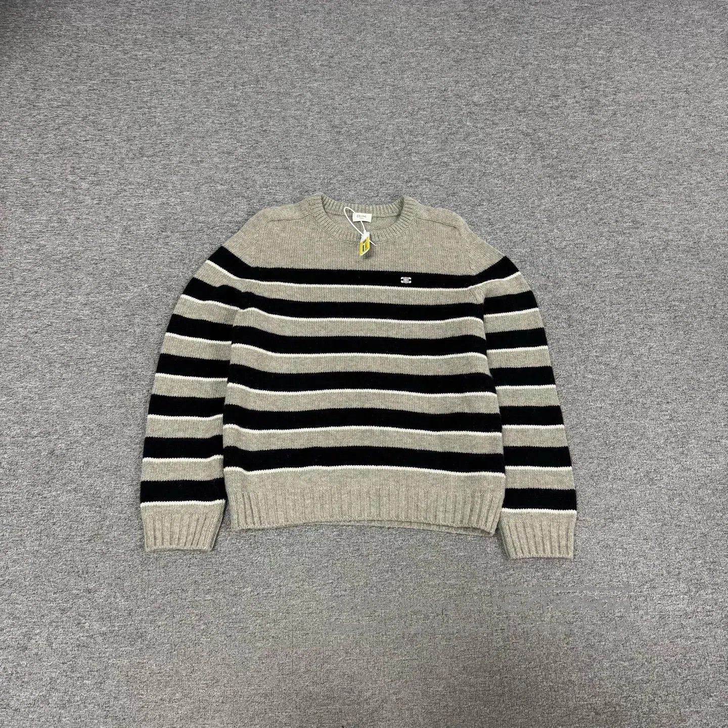 Celine CELINE Striped Arc de Triomphe sweater| Size XL / US 12-14 / IT 48-50 - 1 Thumbnail