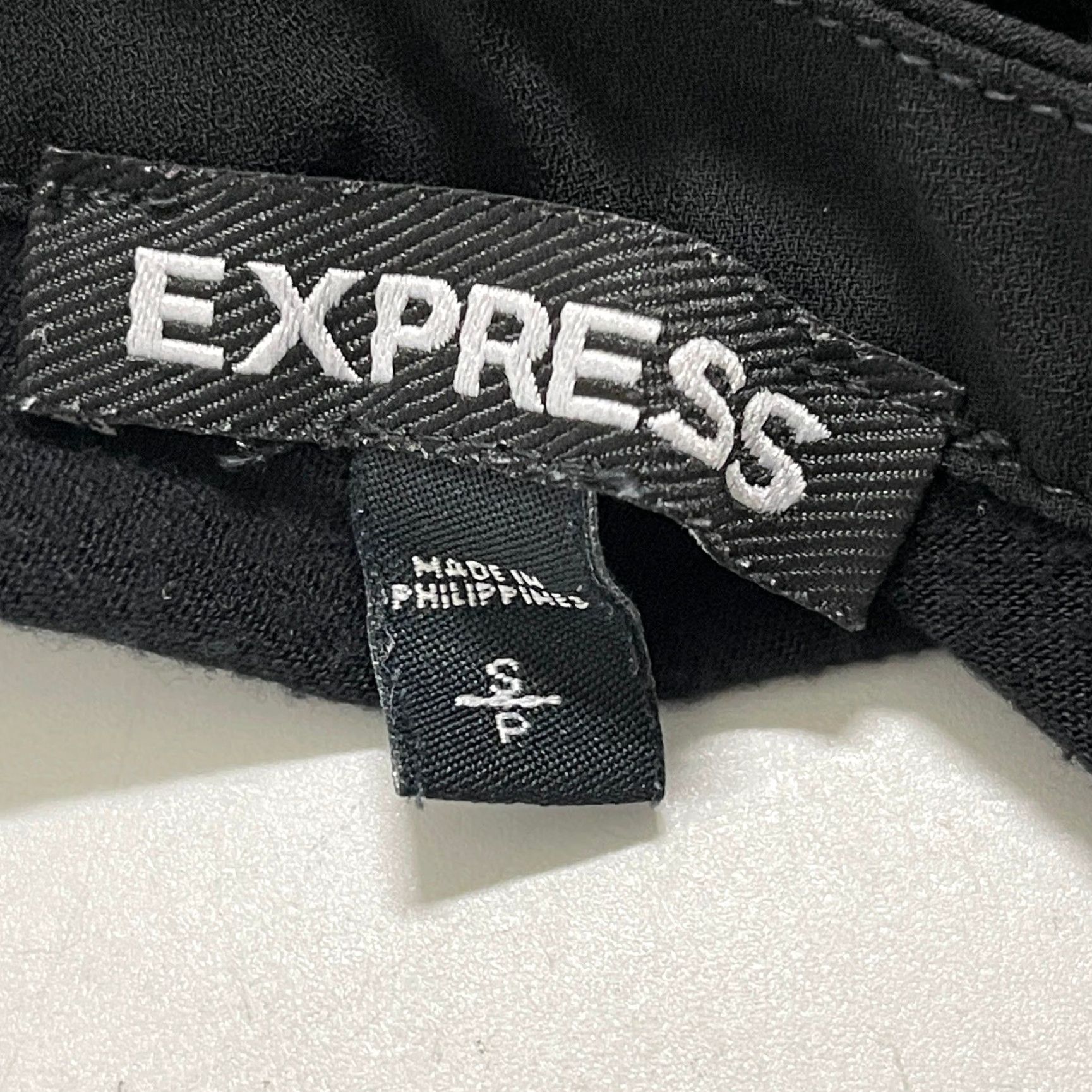 Express Express Tank Top Women S Black White Striped Minimalist Casual Summer Size S / US 4 / IT 40 - 6 Thumbnail