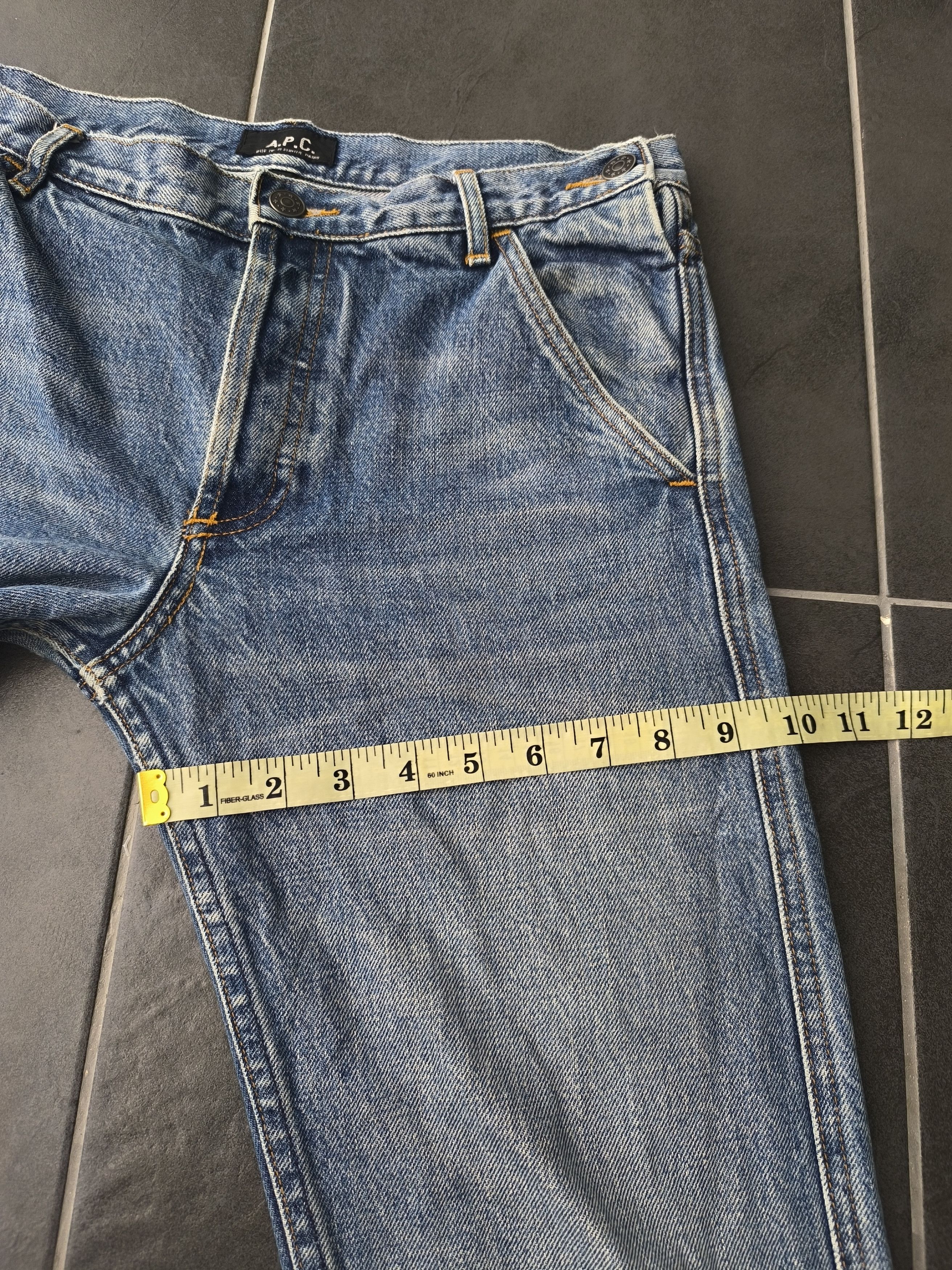 A.P.C. × Japanese Brand RARE APC CARPENTER JEANS Size US 30 / EU 46 - 13 Thumbnail