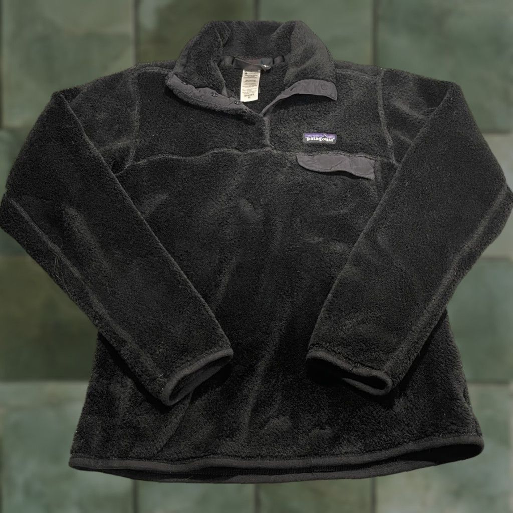Patagonia Patagonia Los Gatos Black 1/4 Snap Pullover Fleece Sweater Jacket XS Womens Size XS / US 0-2 / IT 36-38 - 1 Thumbnail