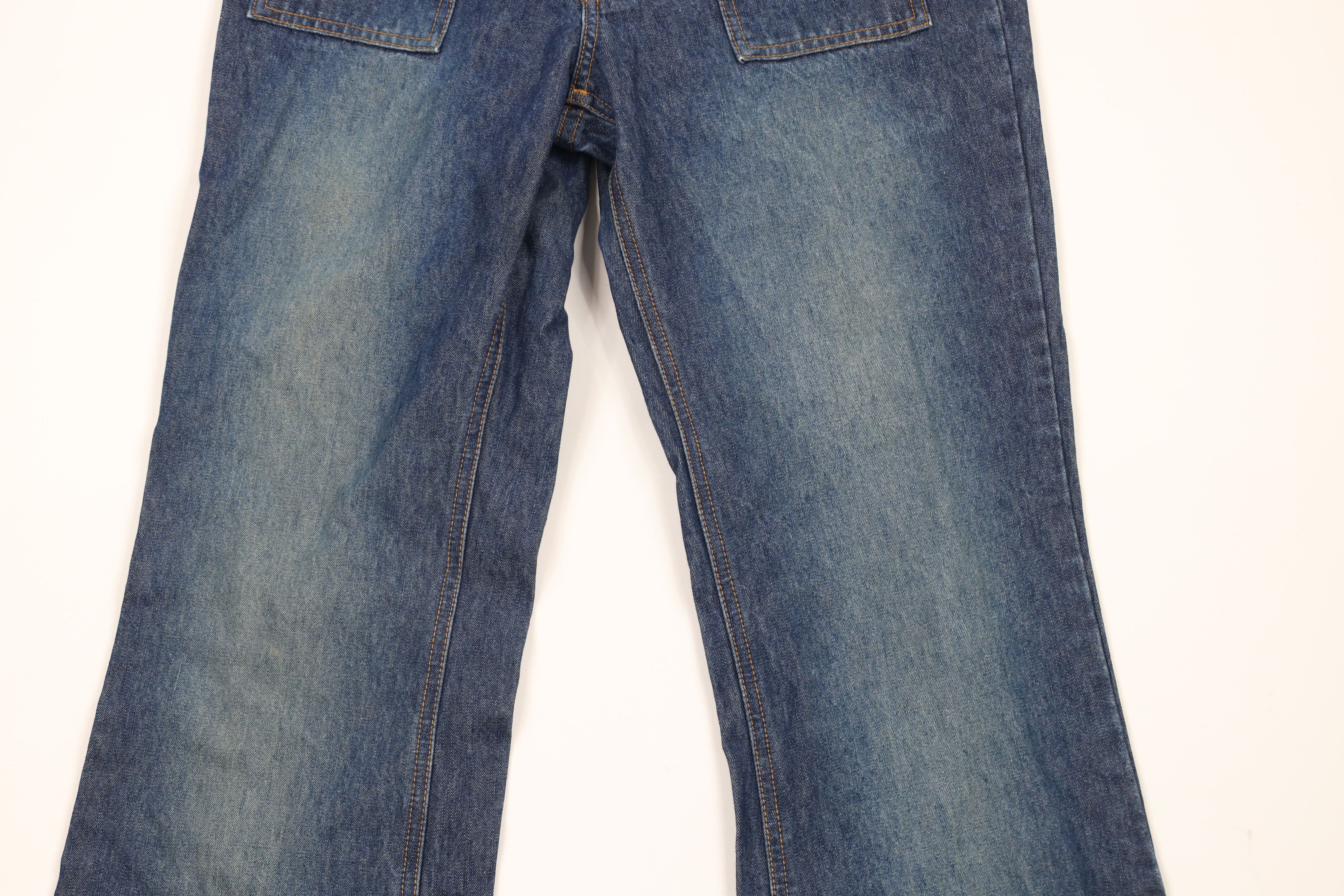Tommy Hilfiger × Vintage Vintage Y2K 2002 Tommy Hilfiger Wide Leg Denim Jeans Blue Size 28" / US 6 / IT 42 - 3 Thumbnail