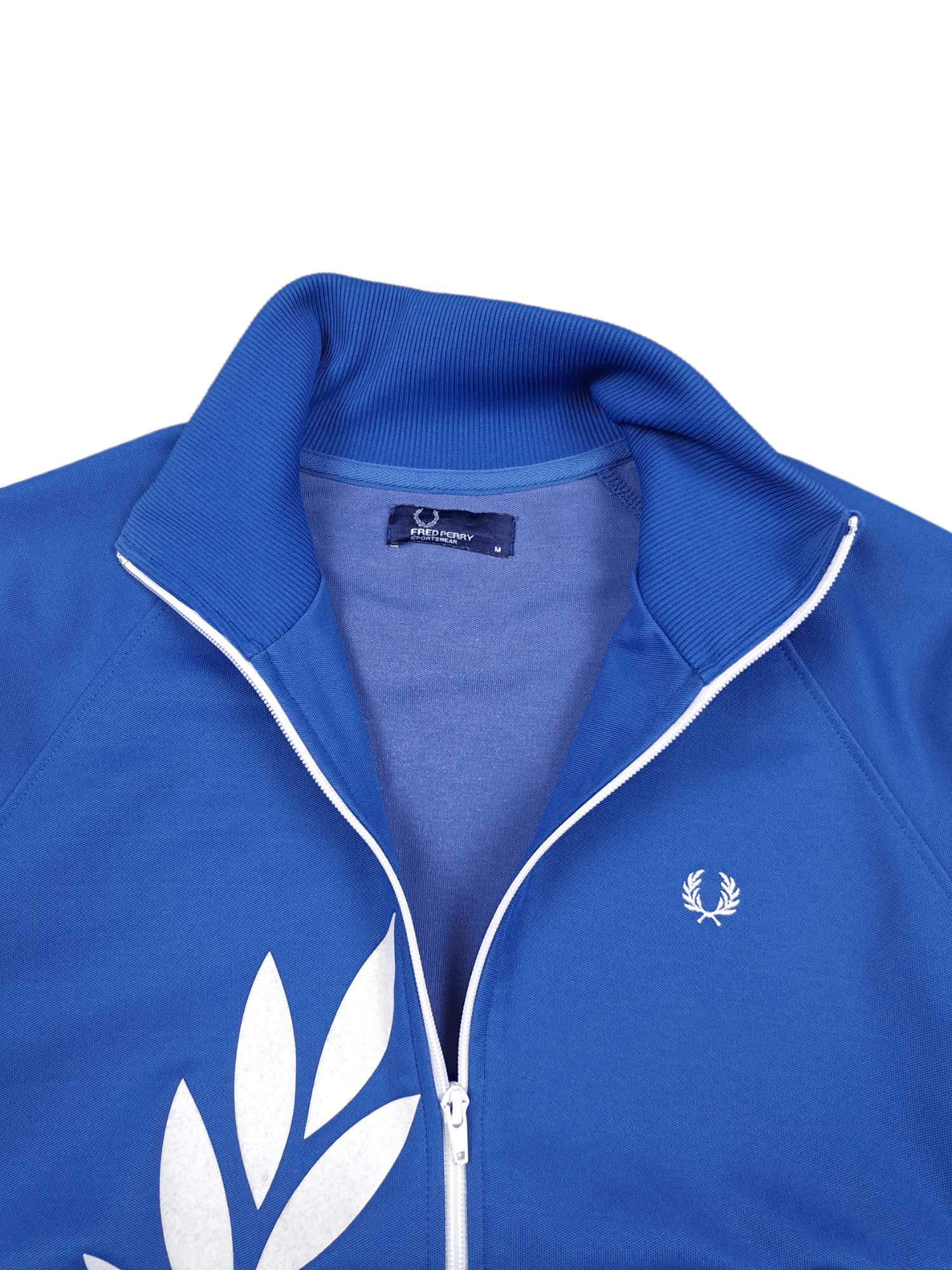 Designer × Fred Perry × Vintage 💎 Vintage Fred Perry Full Zip Big Logo Tracksuit Sweatshirt Size US M / EU 48-50 / 2 - 7 Thumbnail