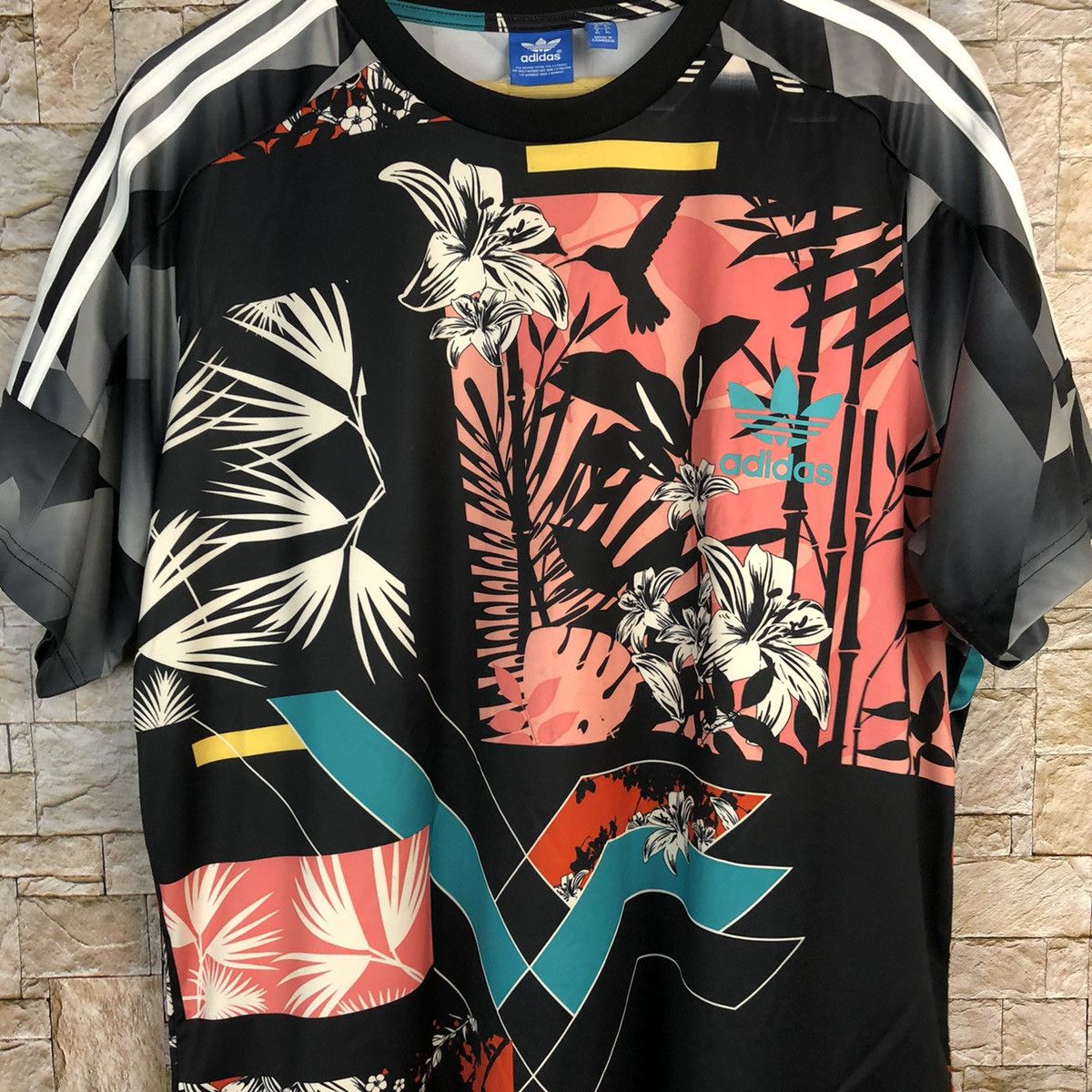 Adidas Adidas Black T-Shirt #A788 Size US XL / EU 56 / 4 - 5 Thumbnail