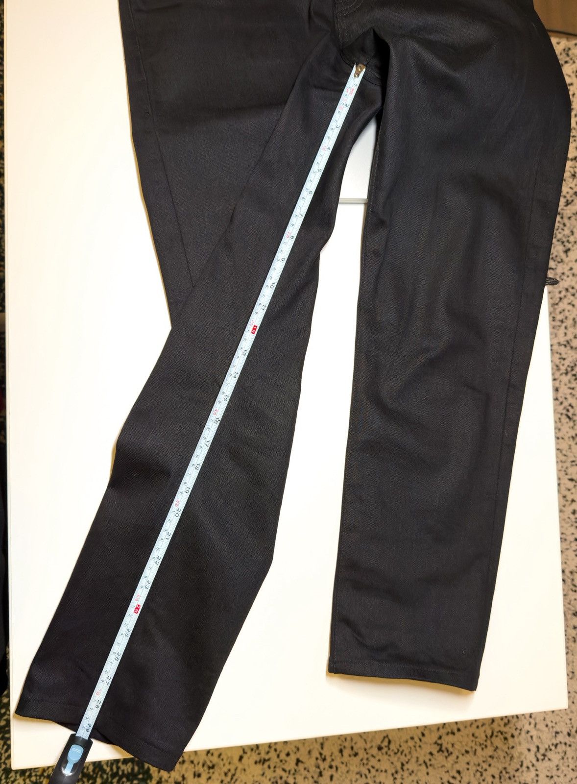 Naked & Famous Naked & Famous Super Guy Black Cobra selvedge denim jeans Size US 34 / EU 50 - 9 Thumbnail