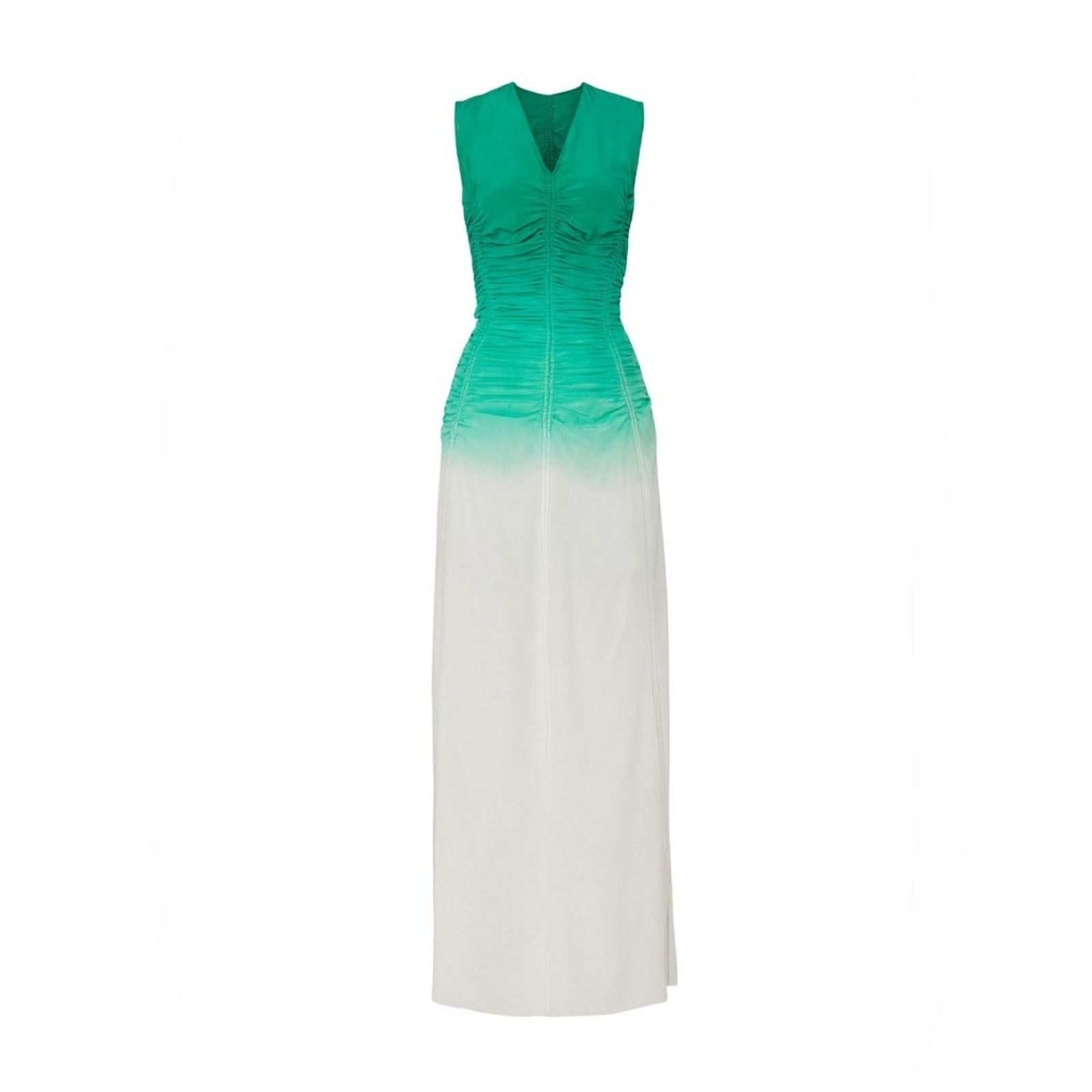 Other Marina Moscone Ruched Dip Dye Dress Size 6 Size M / US 6-8 / IT 42-44 - 5 Thumbnail