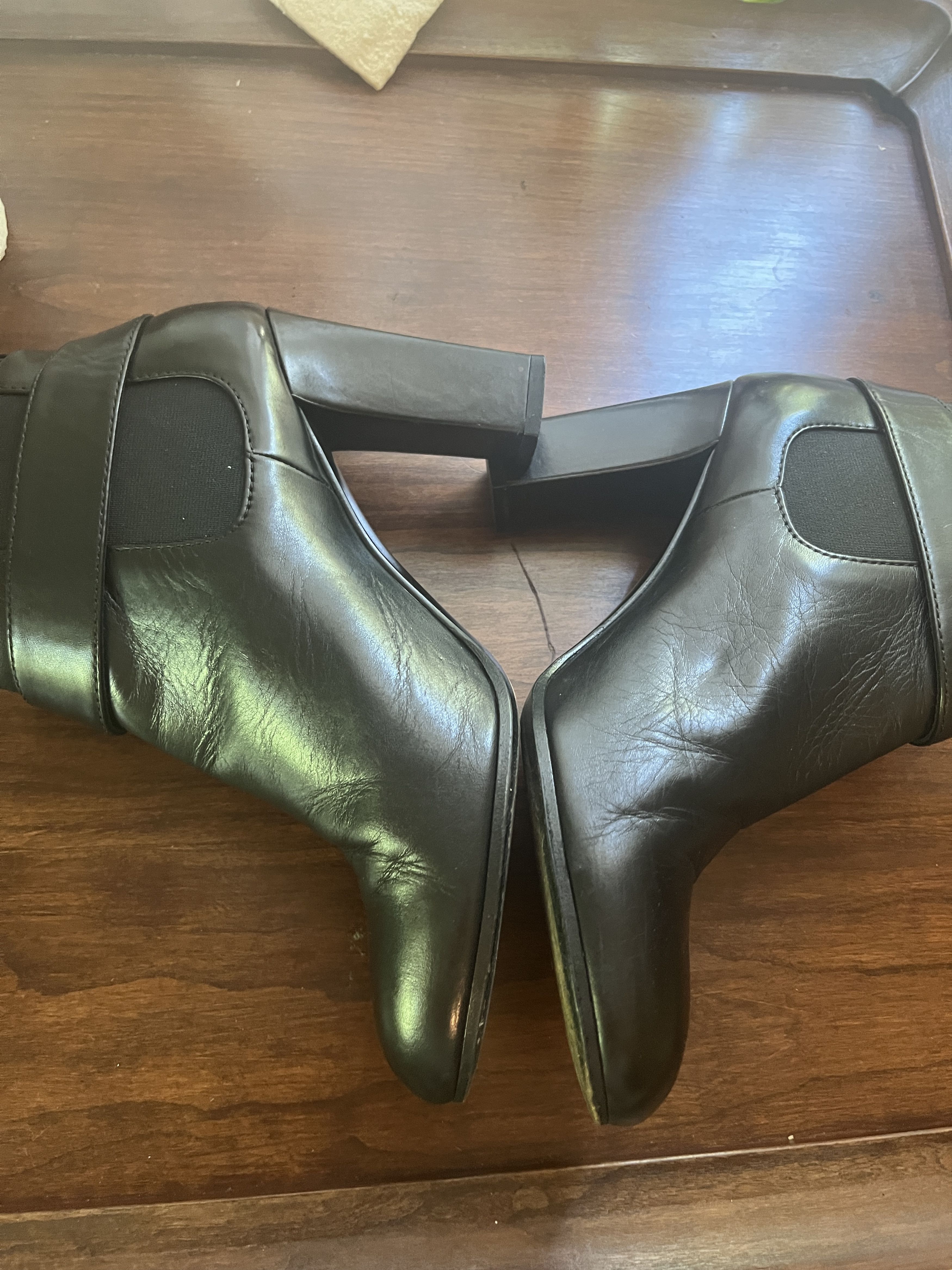 Chanel Chanel black leather boots size 39 US7 Size US 7 / IT 37 - 6 Thumbnail
