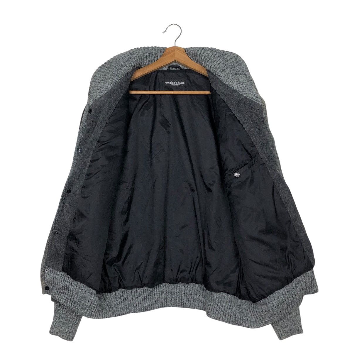 Japanese Brand 📌Bomber Jacket Knit Double Collar Arnold Bassini Navajo Size US M / EU 48-50 / 2 - 14 Thumbnail
