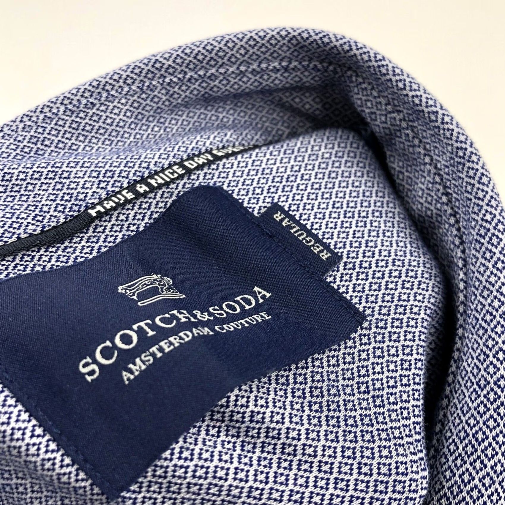 Scotch & Soda Scotch & Soda Amsterdam Medium New Button Front Long Sleeve Cotton Casual Shirt Size US M / EU 48-50 / 2 - 3 Thumbnail