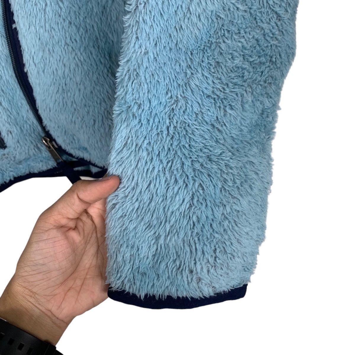 Polartec × The North Face THE NORTH FACE Polartec Light Blue Fleece Jacket #0988-C44 Size US M / EU 48-50 / 2 - 13 Thumbnail