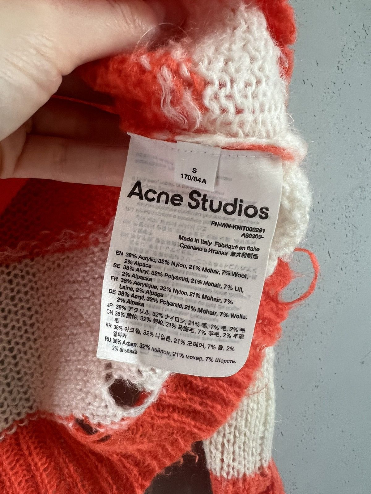 Acne Studios × Designer Very rare acne studios Kurt Cobain sweater Size US M / EU 48-50 / 2 - 4 Thumbnail