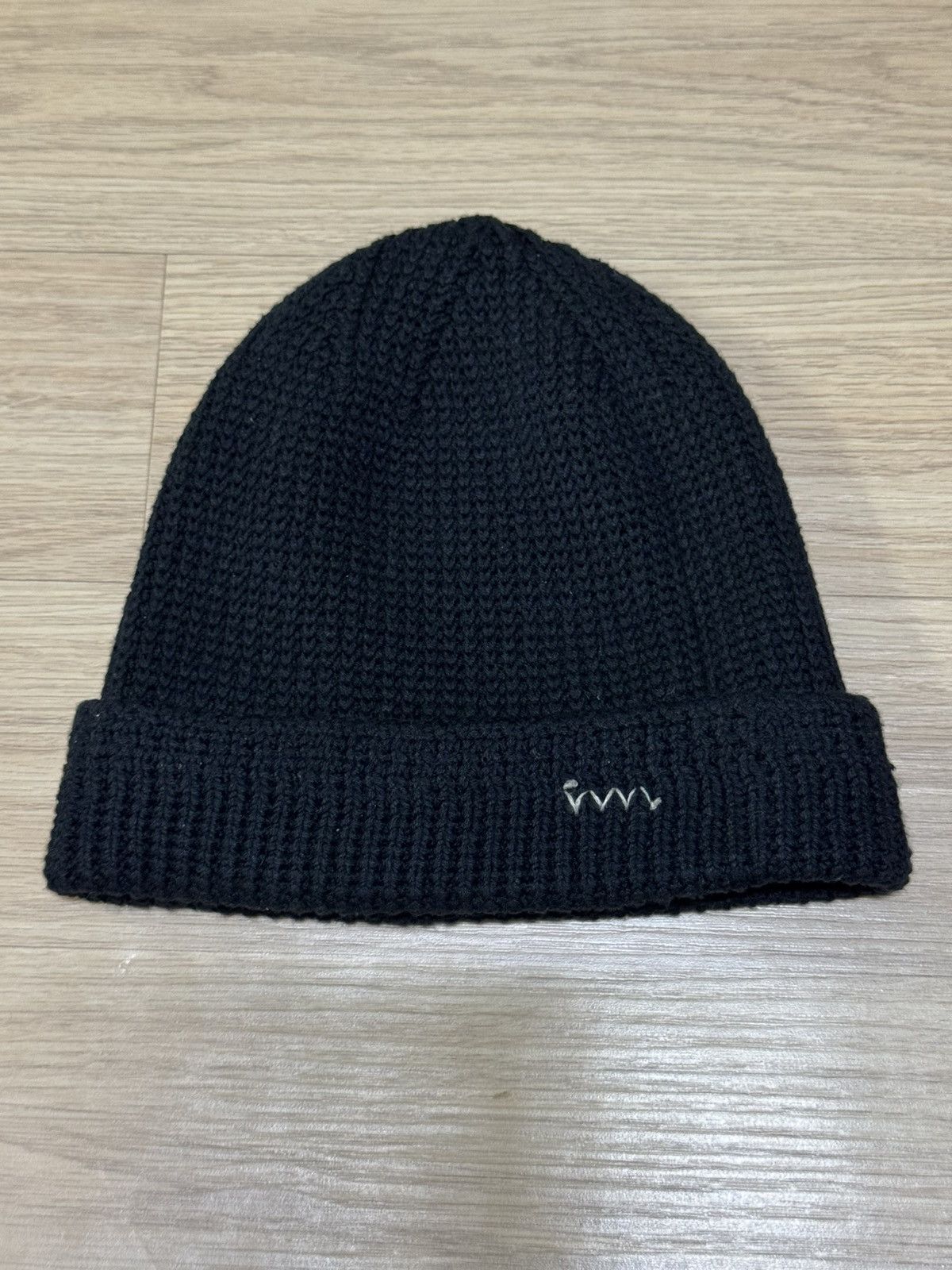 Visvim Visvim Logo Embroidered Black Beanie Size ONE SIZE - 1 Thumbnail