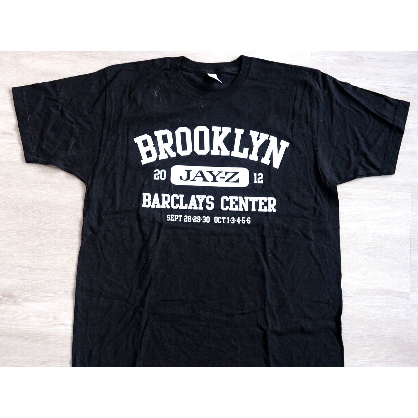 Jay-Z Vintage 2012 Jay-Z Barclays Center Concert Tee Large Black Size US L / EU 52-54 / 3 - 1 Thumbnail