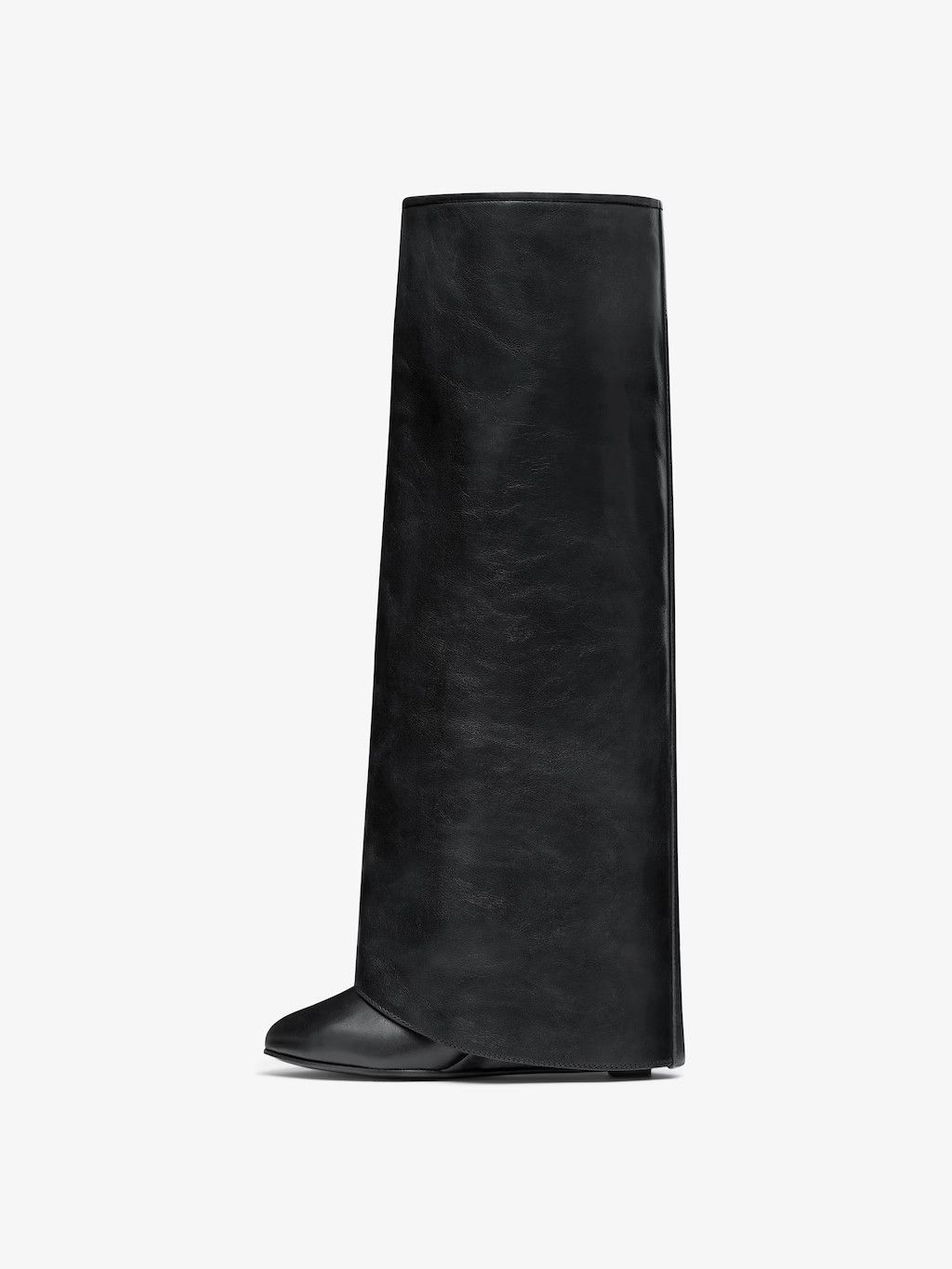 Givenchy o1lv12m0326 Shark Buckles High Boots 90mm in Black Size US 7.5 / IT 37.5 - 2 Thumbnail