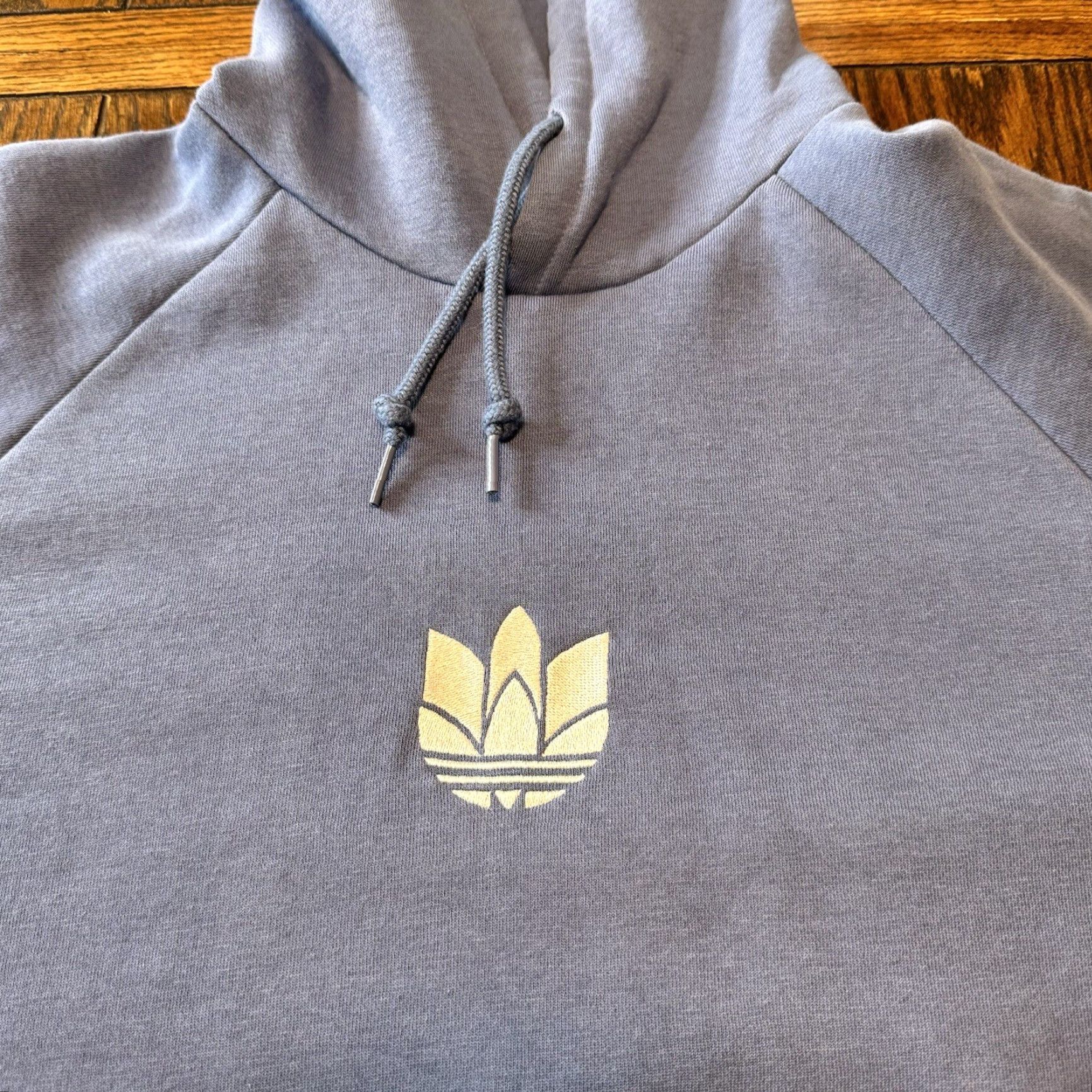 Adidas Adidas Hoodie Mens XL Blue Logo Fleece Pullover Hooded Sweatshirt Size US XL / EU 56 / 4 - 3 Thumbnail