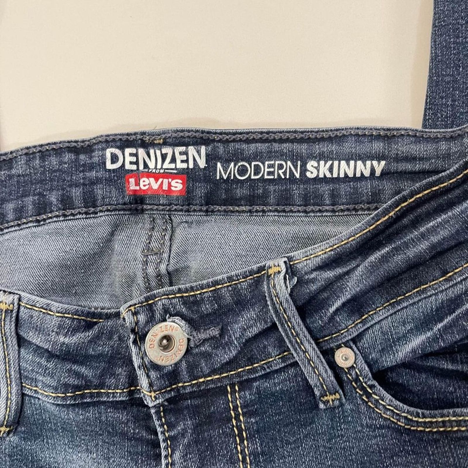 Denizen Denizen By Levi Modern Skinny Denim Jeans Women's 2M W26 L32 Size 26" / US 2 / IT 38 - 3 Thumbnail