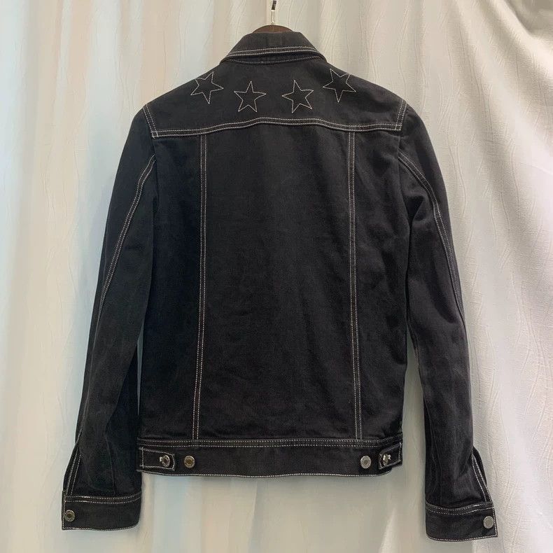 Givenchy Givenchy Five-Star Embroidered Denim Jacket Size US M / EU 48-50 / 2 - 2 Thumbnail