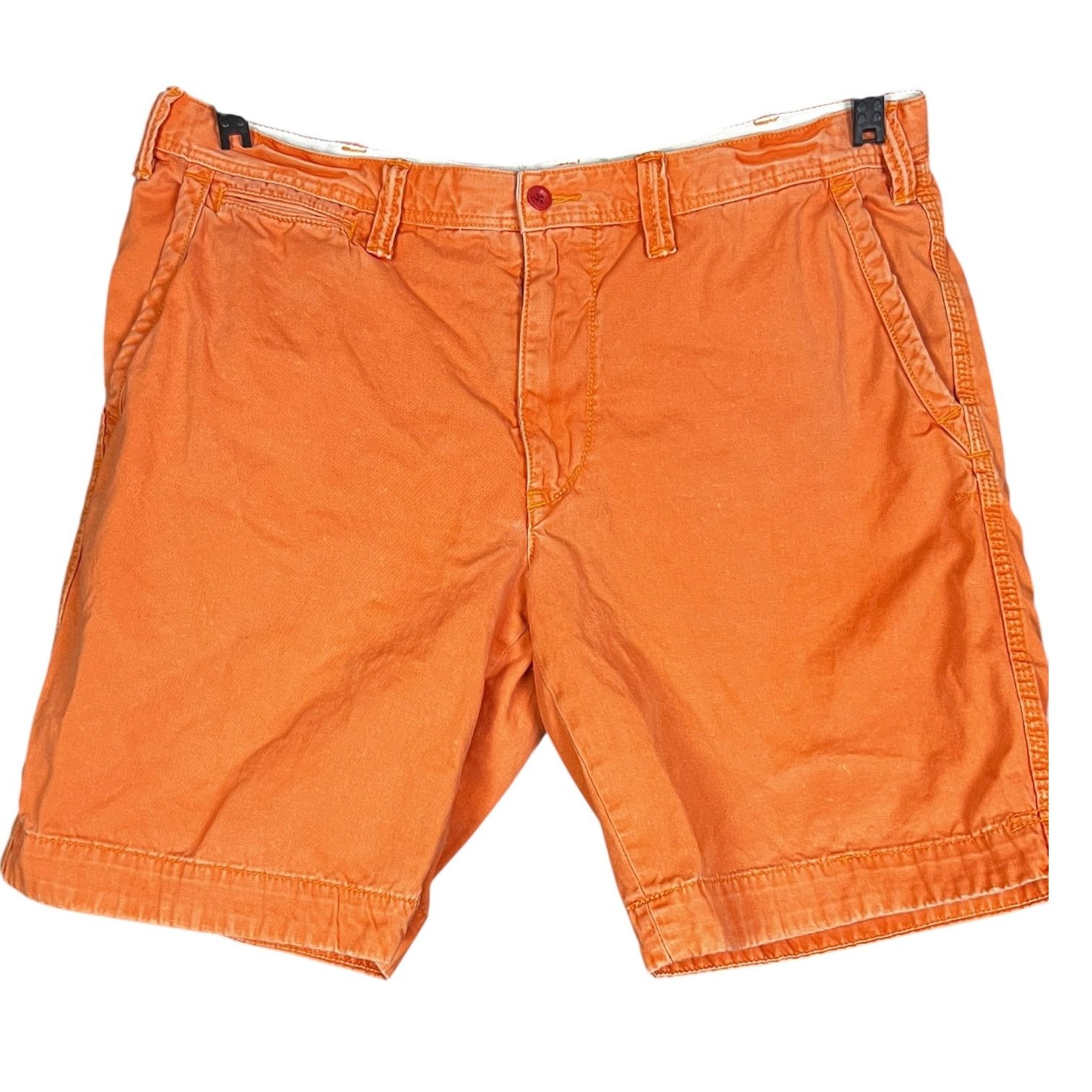 Polo Ralph Lauren Y2K Polo Men's Distressed Orange Shorts - Size 36 / 9" Size US 36 / EU 52 - 1 Thumbnail