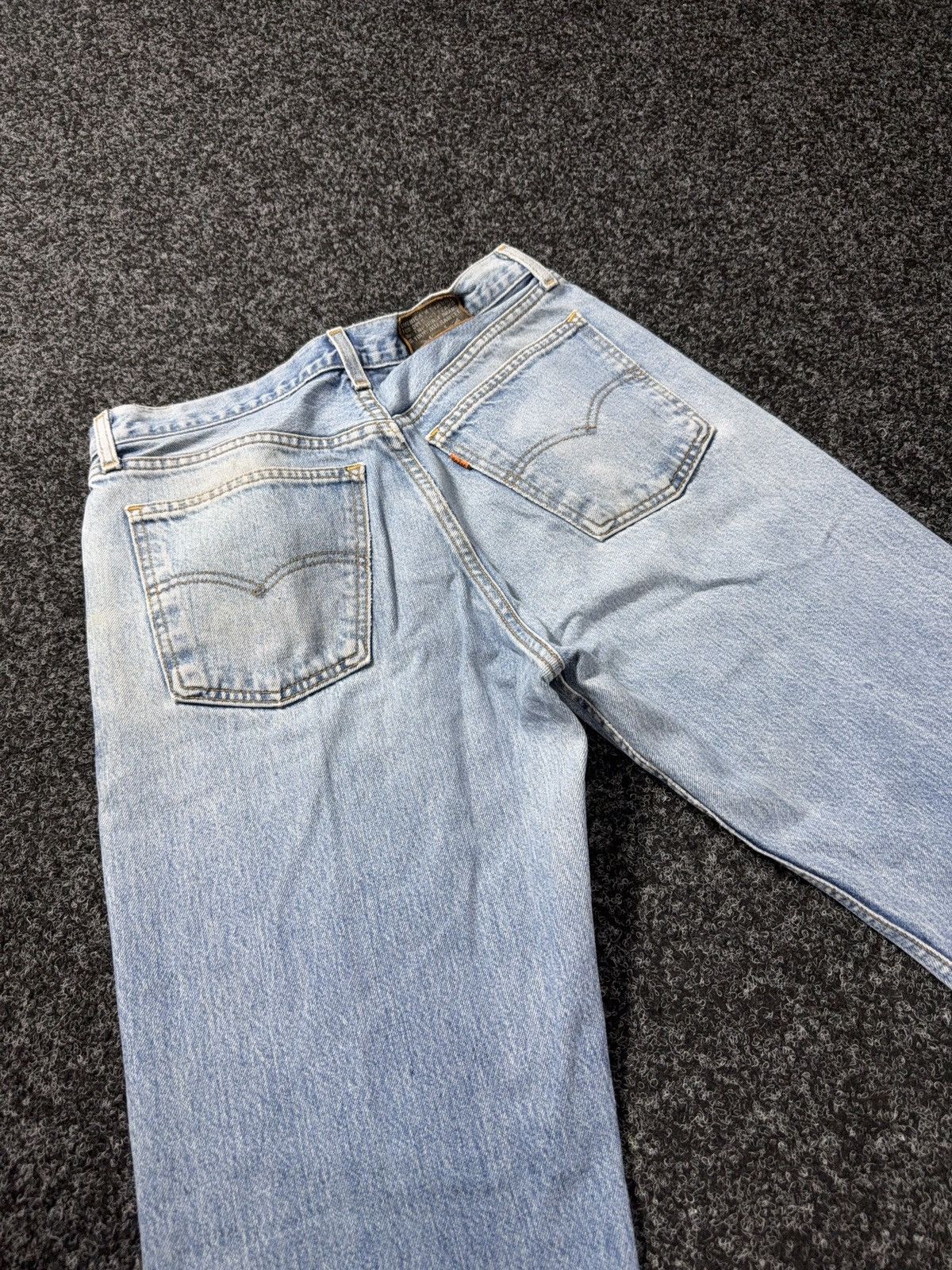 Levi's Vintage Clothing Vintage 90s Levi's 618 Relaxed Straight Light Wash Jeans Size US 32 / EU 48 - 17 Thumbnail