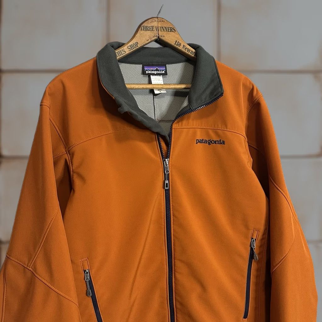 Patagonia Patagonia Adze Jacket Men M Orange Blue Gray Polartec Soft Shell Zip Weather Windbreaker Size US M / EU 48-50 / 2 - 1 Thumbnail