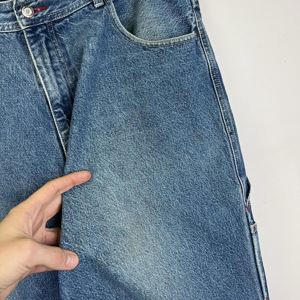 Designer Men's T56 Triple Five Soul Denim Shorts - Classic Blue 90s Size US 38 / EU 54 - 7 Thumbnail