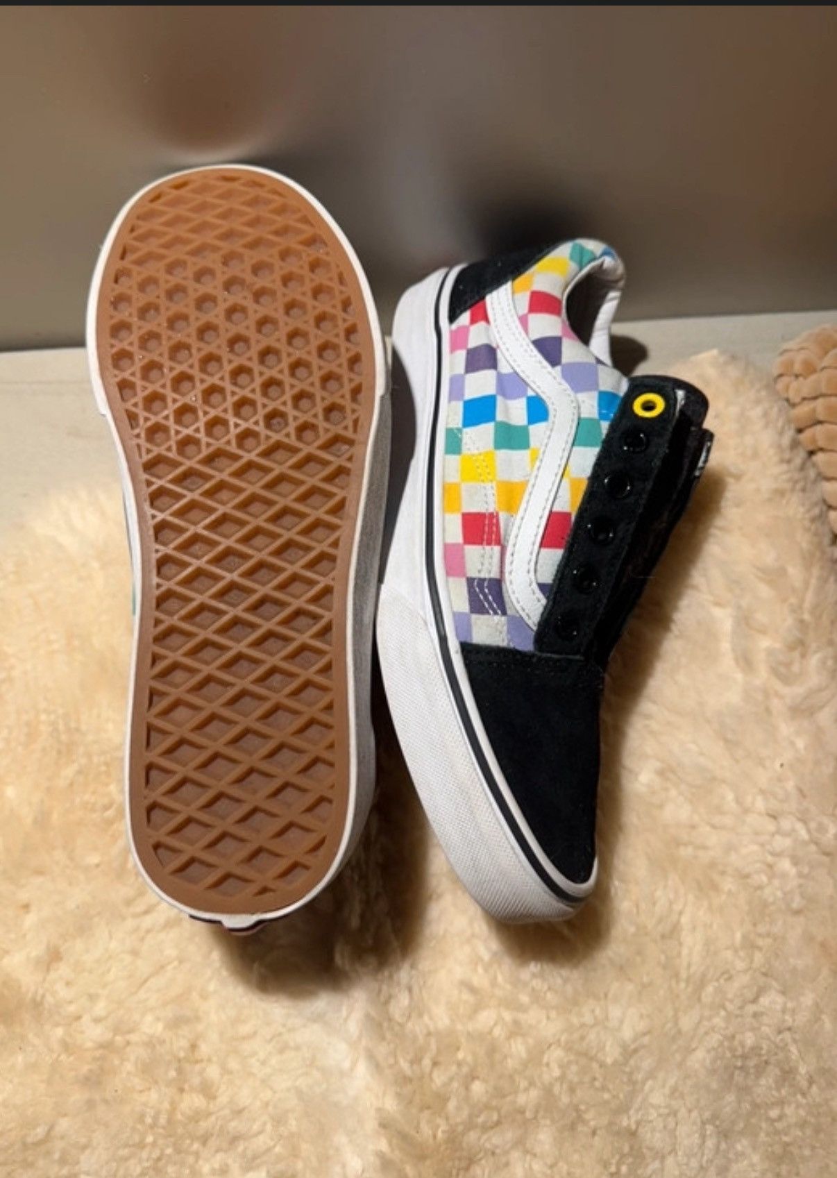 Vans Vans- Old Skool Rainbow checkerboard Size US 7.5 / IT 37.5 - 2 Thumbnail