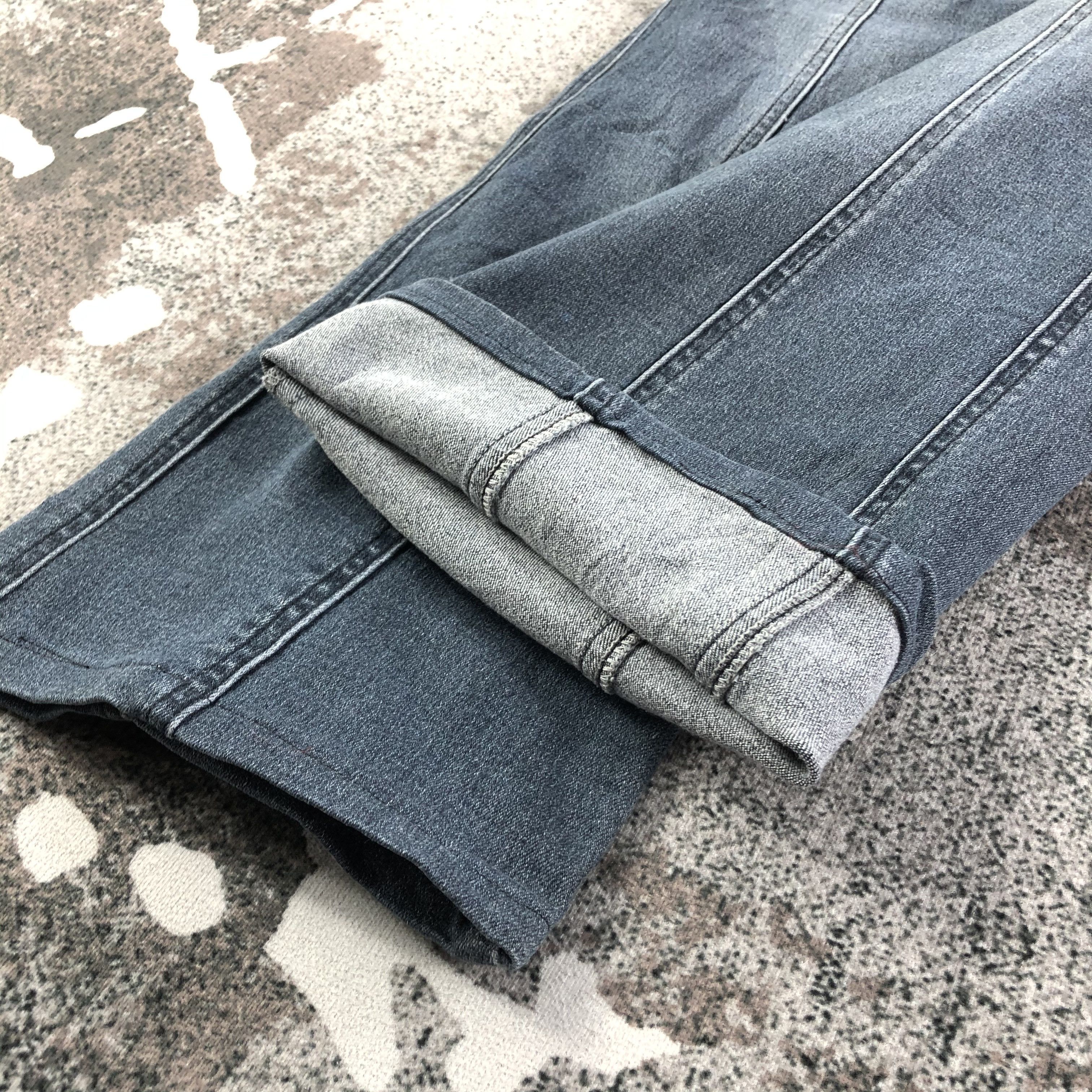 Japanese Brand Unknown Japanese Brand Bush Pants Jeans Faded Blue Denim Size 28" / US 6 / IT 42 - 6 Thumbnail