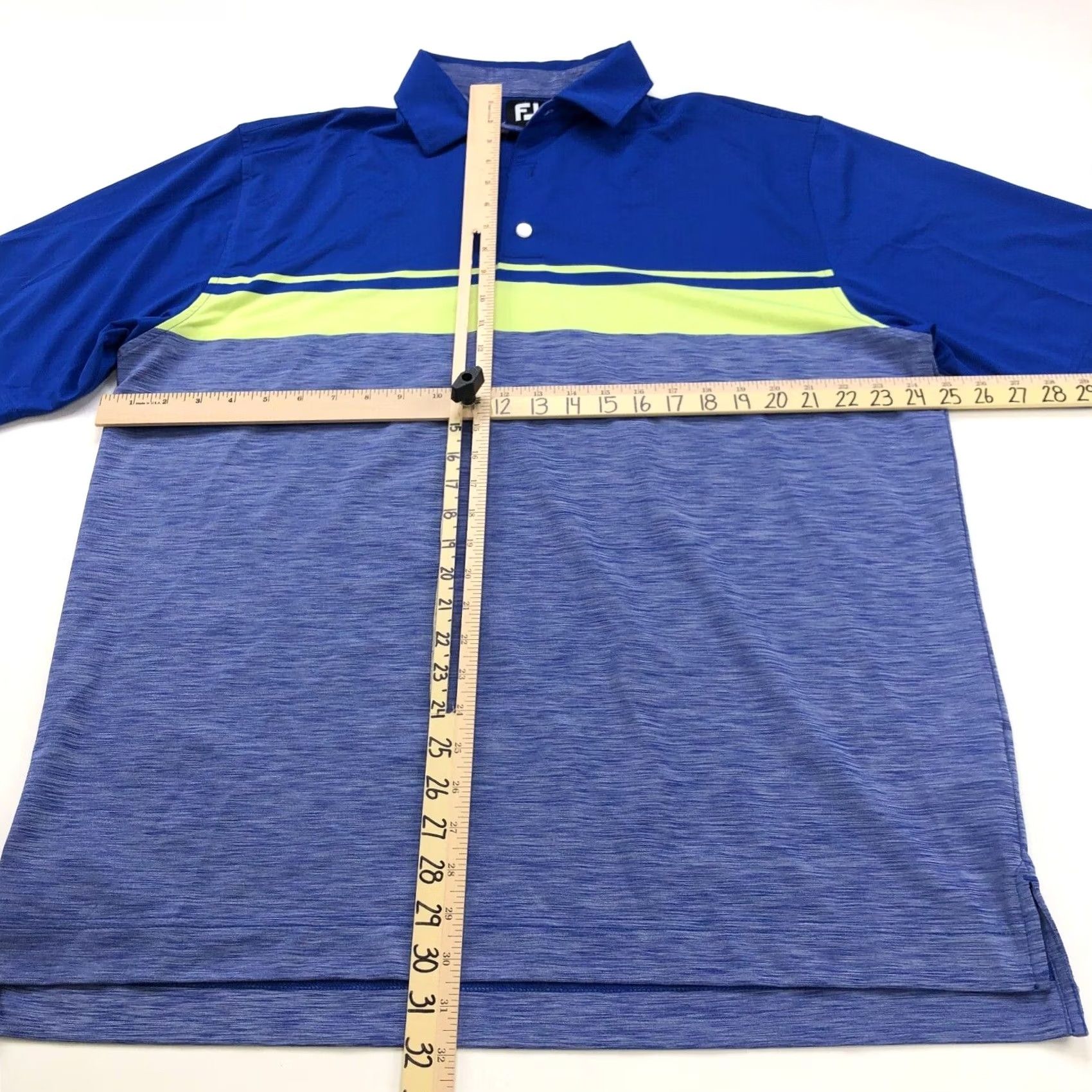 Footjoy VINTAGE FootJoy FJ XL Blue Mens Polo Shirt Size US XL / EU 56 / 4 - 3 Thumbnail