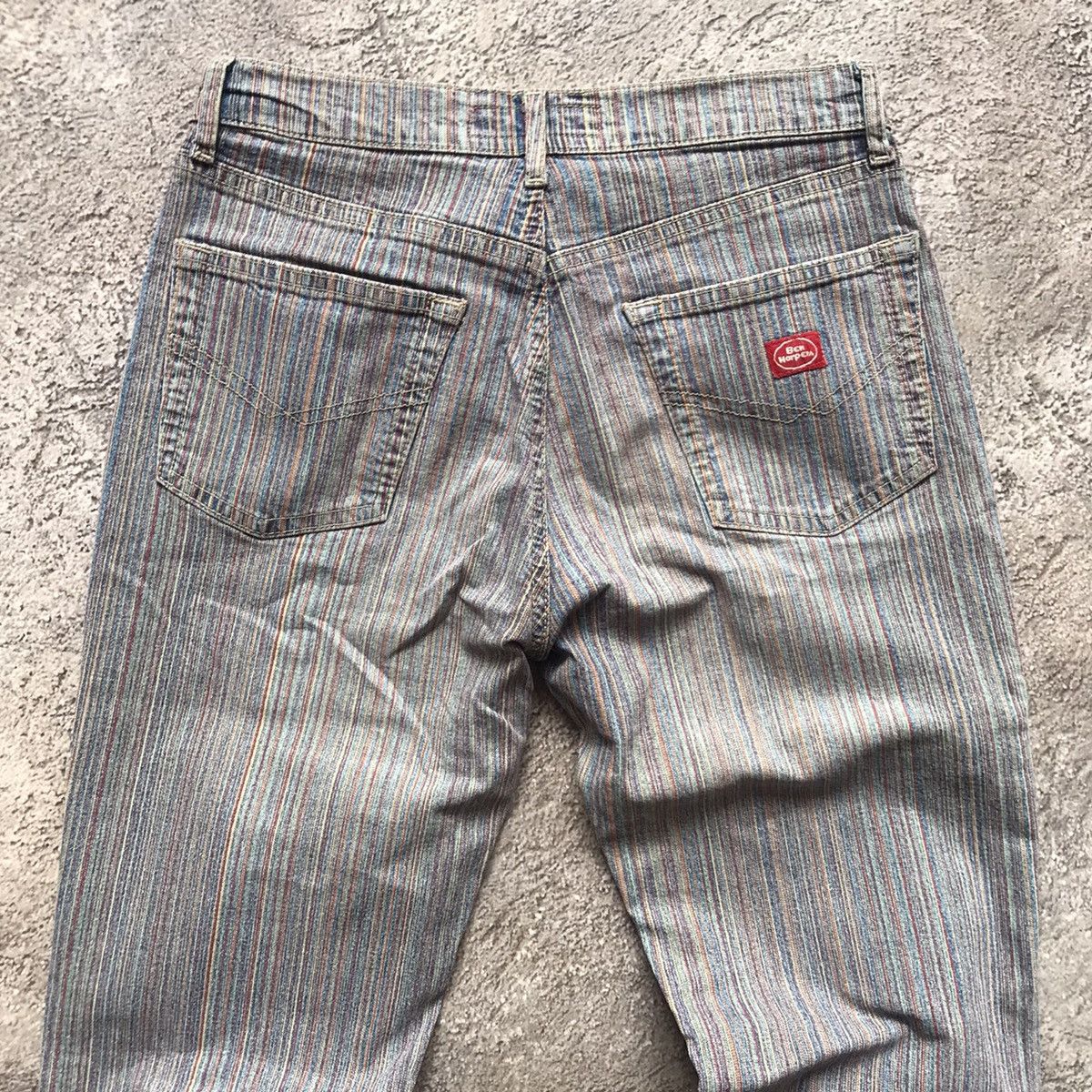 Vintage Vintage 90s Distressed Baggy Wide Leg Jeans Japanese Grunge Size 27" / US 4 / IT 40 - 5 Thumbnail