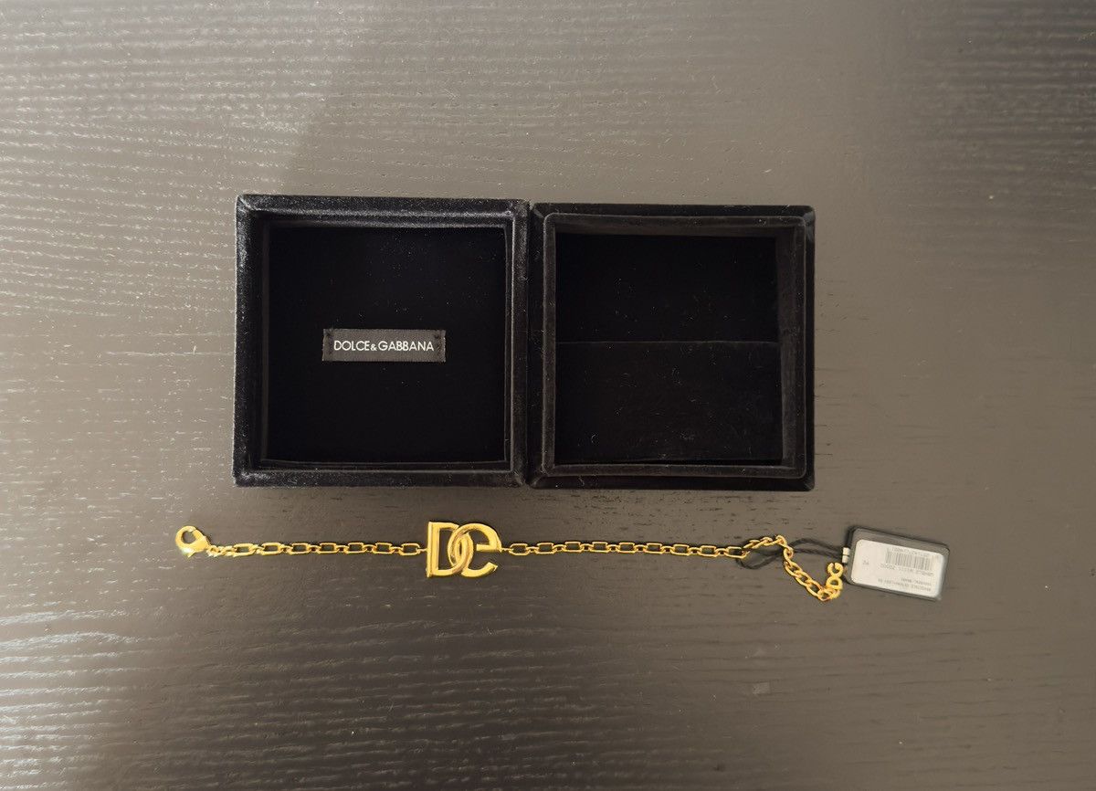 Dolce & Gabbana Dolce Gabbana Gold Bracelet BRACCIALE CATANA + Logo Size ONE SIZE - 2 Thumbnail