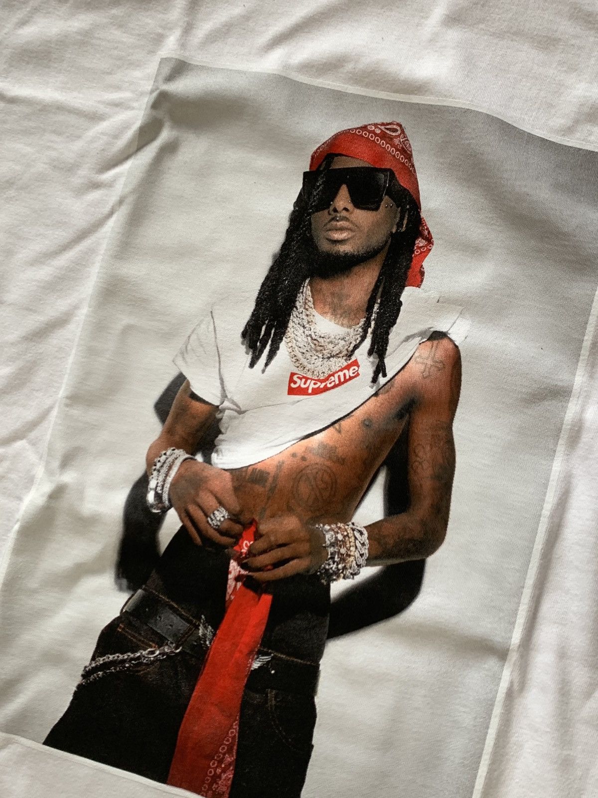 Supreme Supreme x Playboi Carti Tee Size US XL / EU 56 / 4 - 2 Thumbnail
