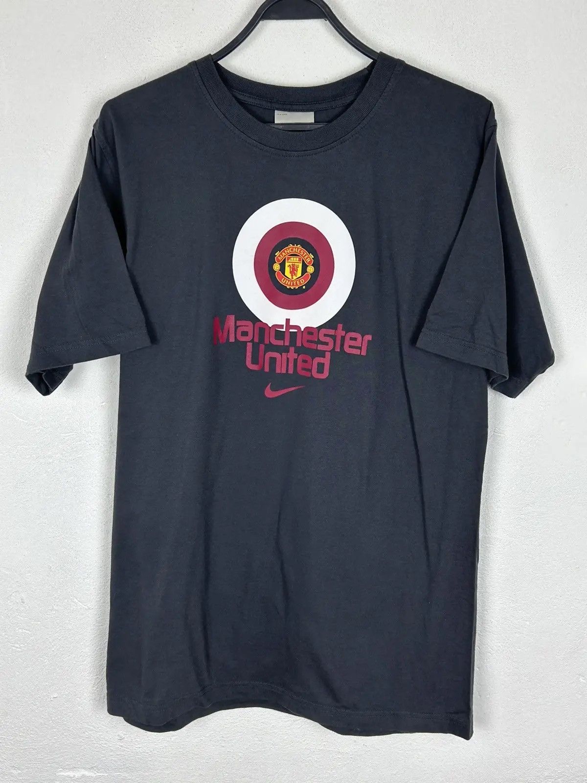 Nike 00s Vintage 2005 Nike x Manchester United T-Shirt In Grey Size US M / EU 48-50 / 2 - 1 Thumbnail