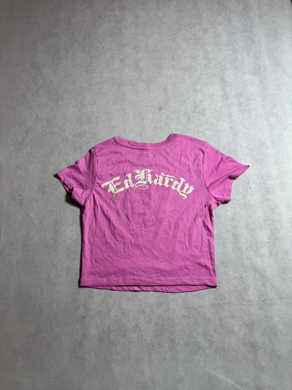 Ed Hardy Ed Hardy Women’s Pink Baby Tee (Unworn) Size M / US 6-8 / IT 42-44 - 2 Thumbnail