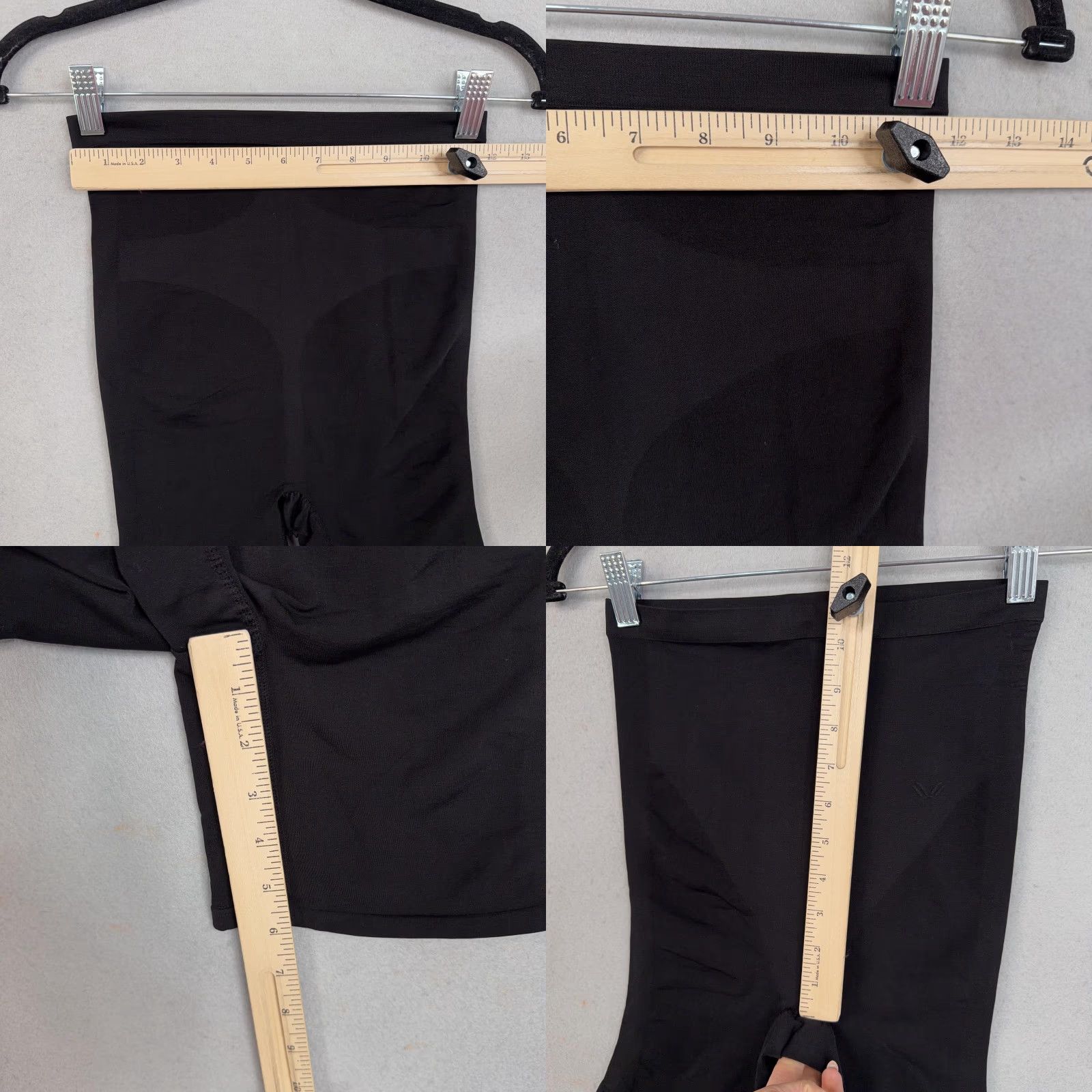 Vintage Wacoal Shapewear Shorts Womens Medium Black High Waist Seamless Control Top Size M / US 6-8 / IT 42-44 - 8 Thumbnail