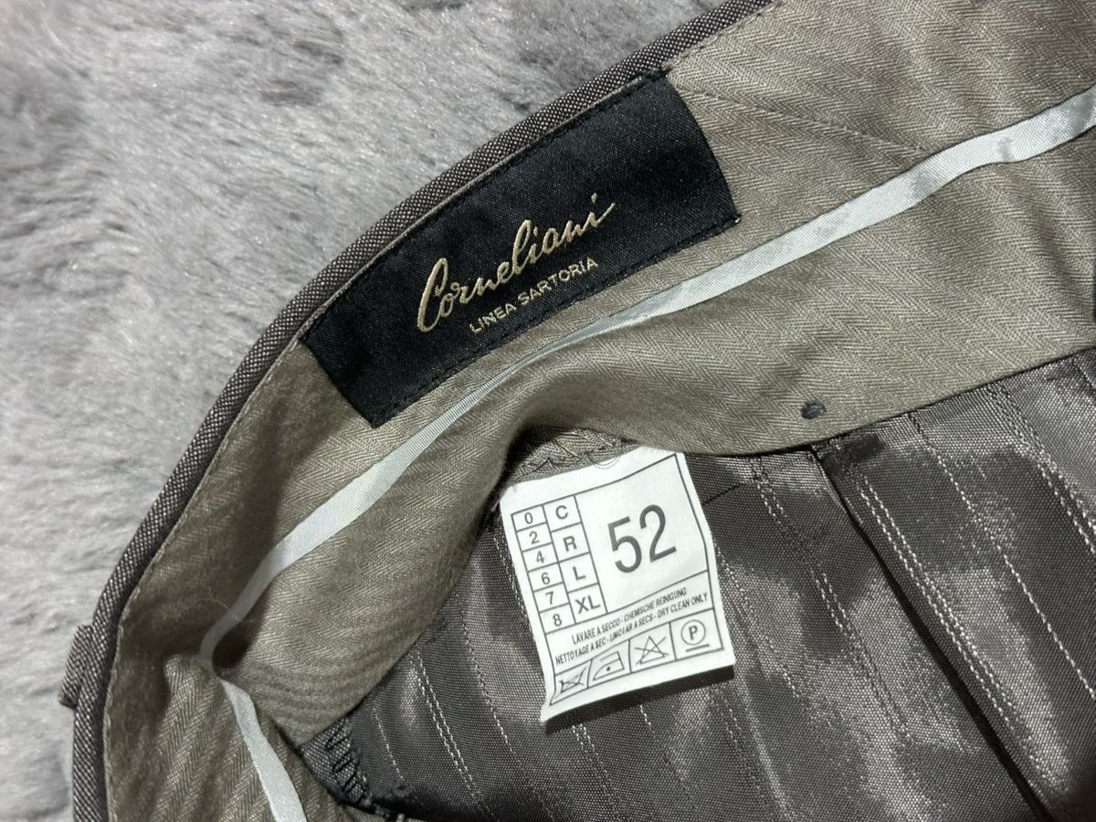 Corneliani Vintage Corneliani Grey Pinstripe Suit Size 52R - 14 Thumbnail