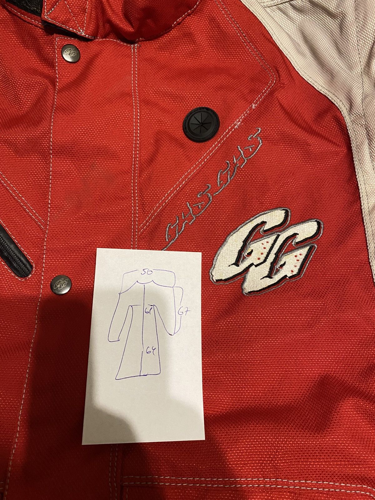 Vintage GasGas Enduro racing jacket MOTO Motocross Bike GAS GG Size US L / EU 52-54 / 3 - 8 Thumbnail