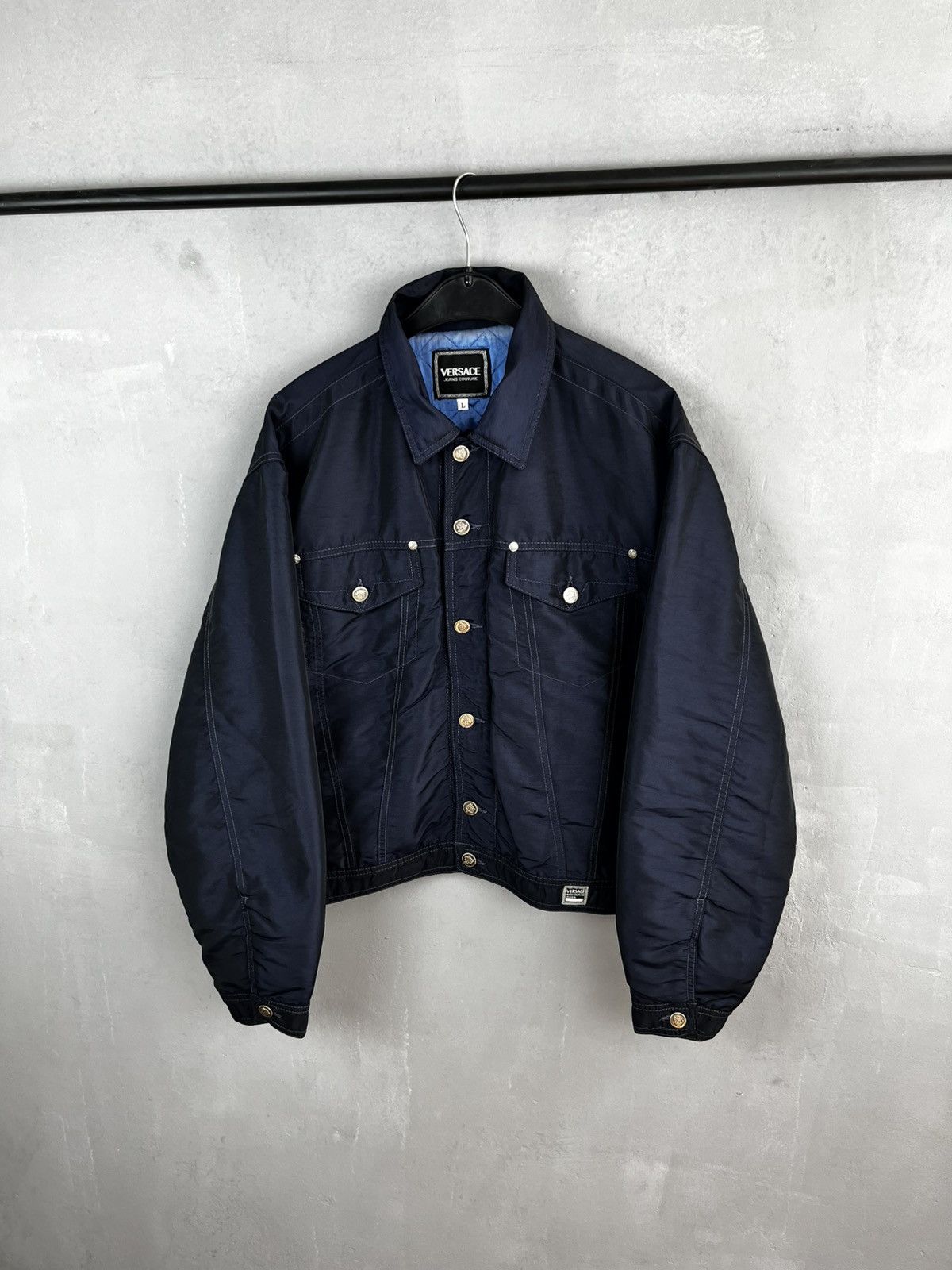 Versace Jeans Couture Versace bomber jacket vintage 90s Size US L / EU 52-54 / 3 - 4 Thumbnail