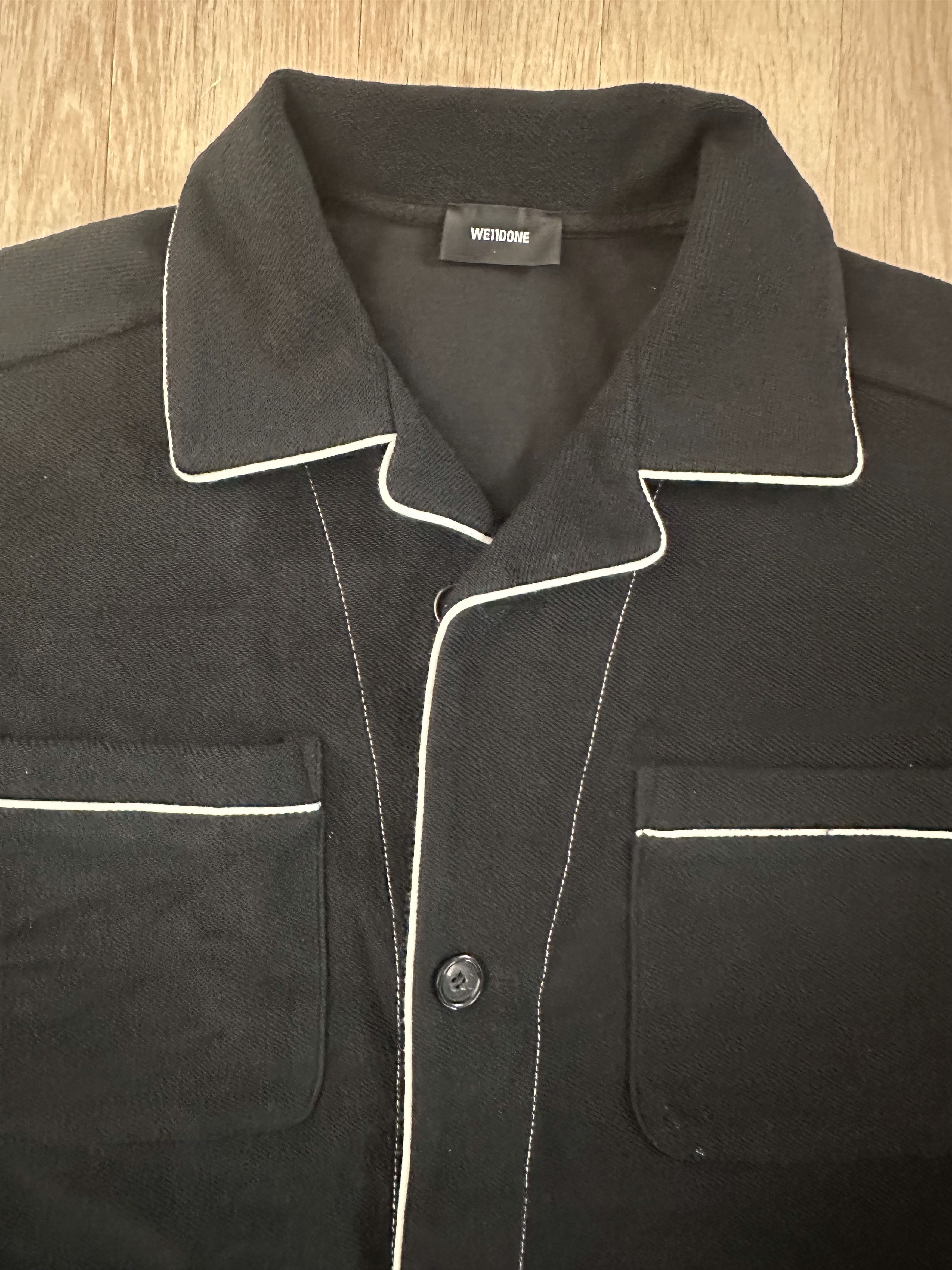 WE11DONE WE11DONE Black Button Up Short Sleeve Size US S / EU 44-46 / 1 - 2 Thumbnail
