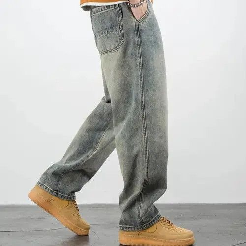 Japanese Brand × Vintage Stretch Men's Jeans Washed Motorcycle Trousers Size US 31 - 2 Thumbnail