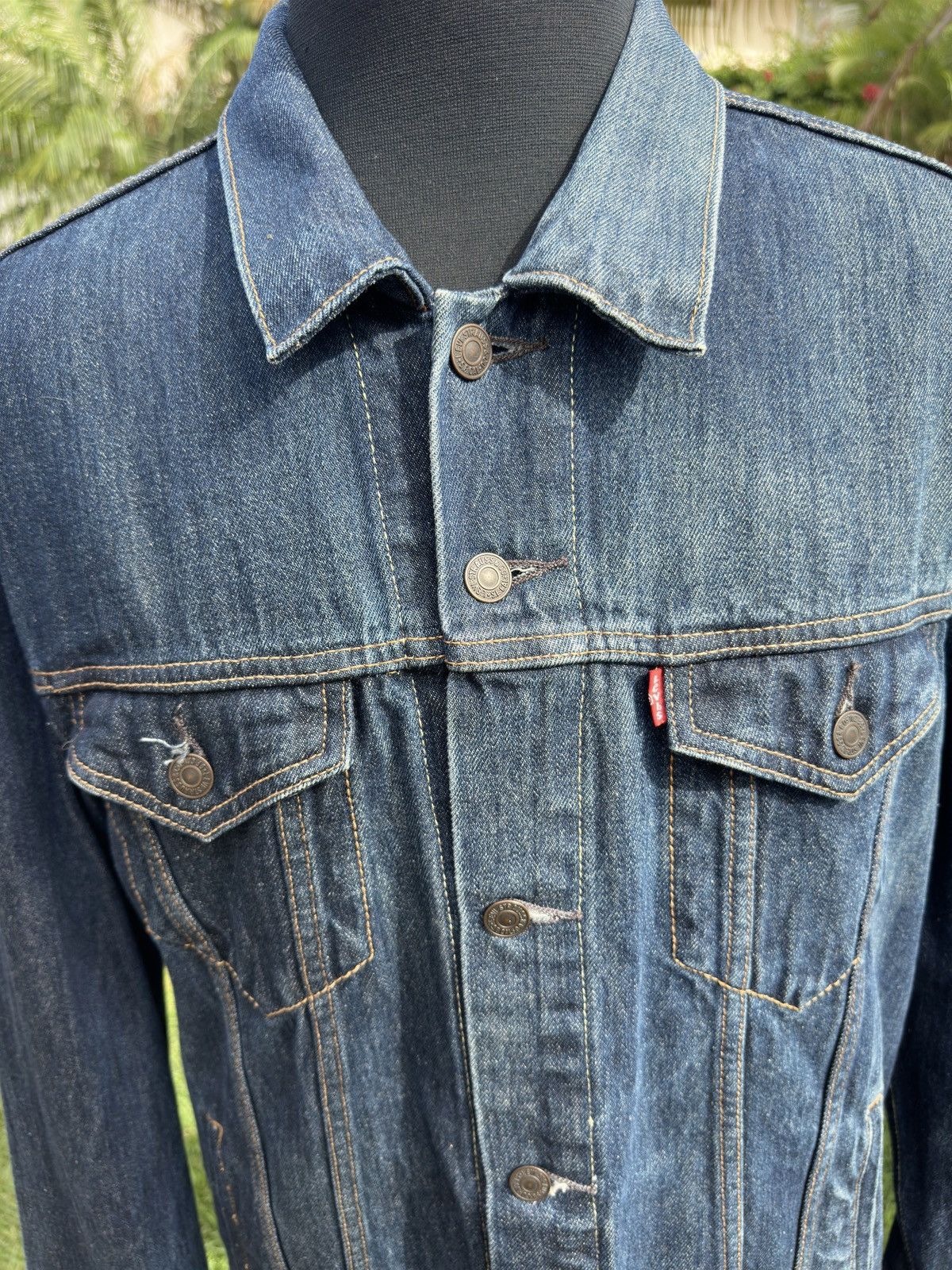 Levi's Levis Denim Jacket Mens XL Blue Cotton Long Sleeve Casual Size US XL / EU 56 / 4 - 3 Thumbnail