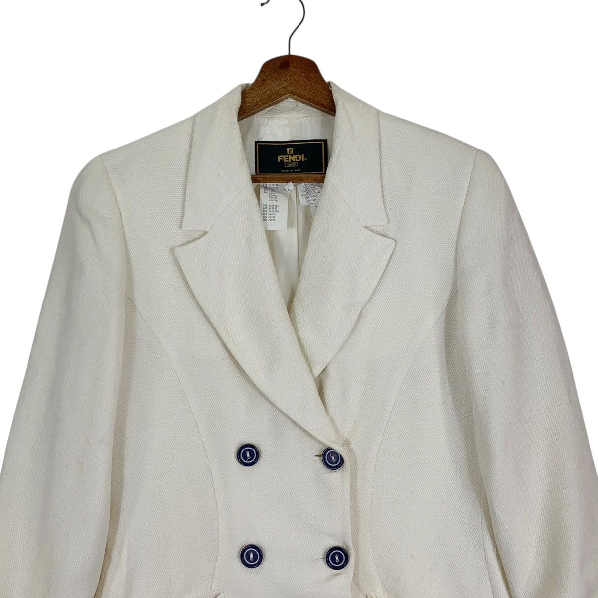 Fendi Vintage Fendi 365 Double Breast Blazer Coat Size US XS / EU 42 / 0 - 2 Thumbnail